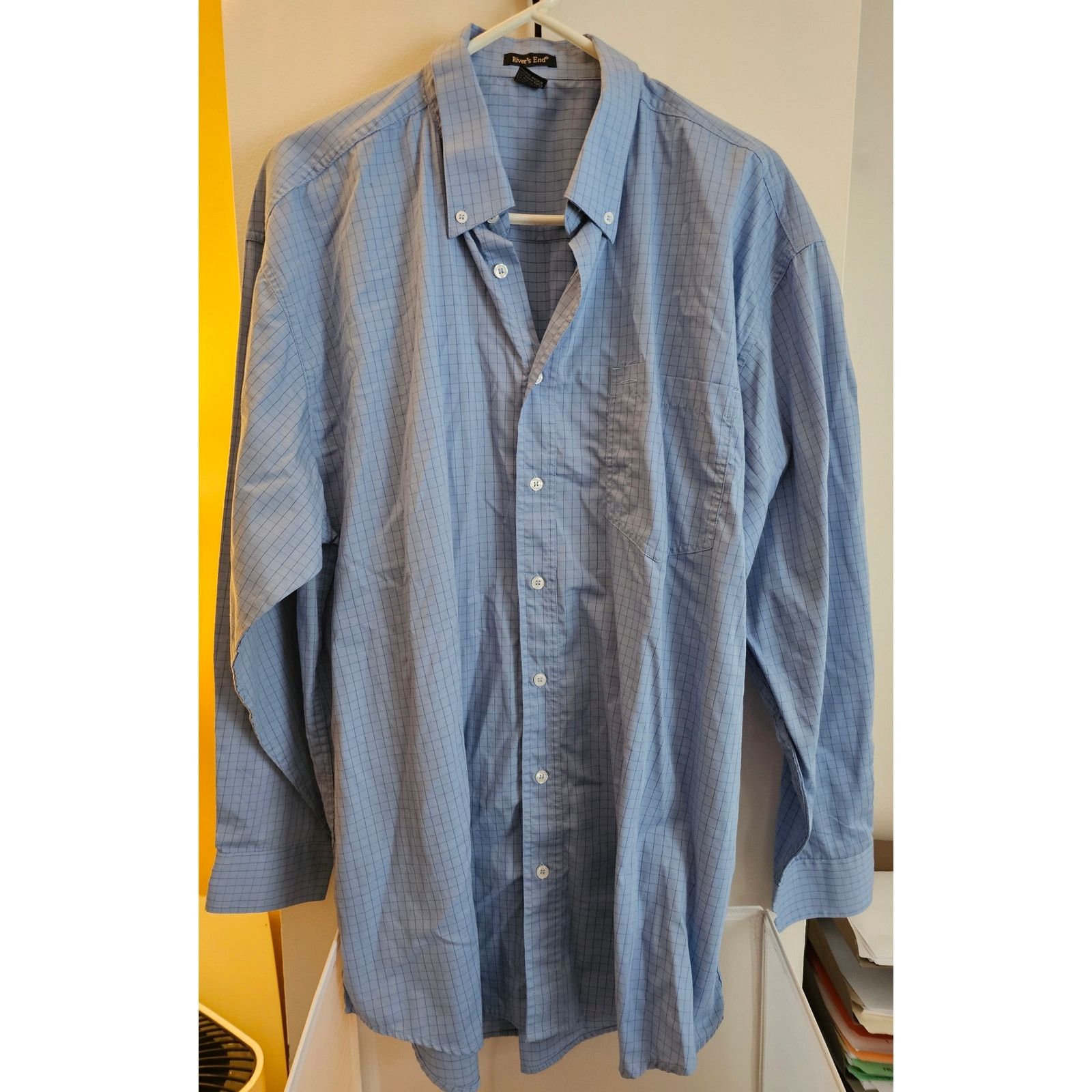 Other River's End XL (737) - Blue Men's Button-Up Dress Shirt Size US XL / EU 56 / 4 - 1 Thumbnail