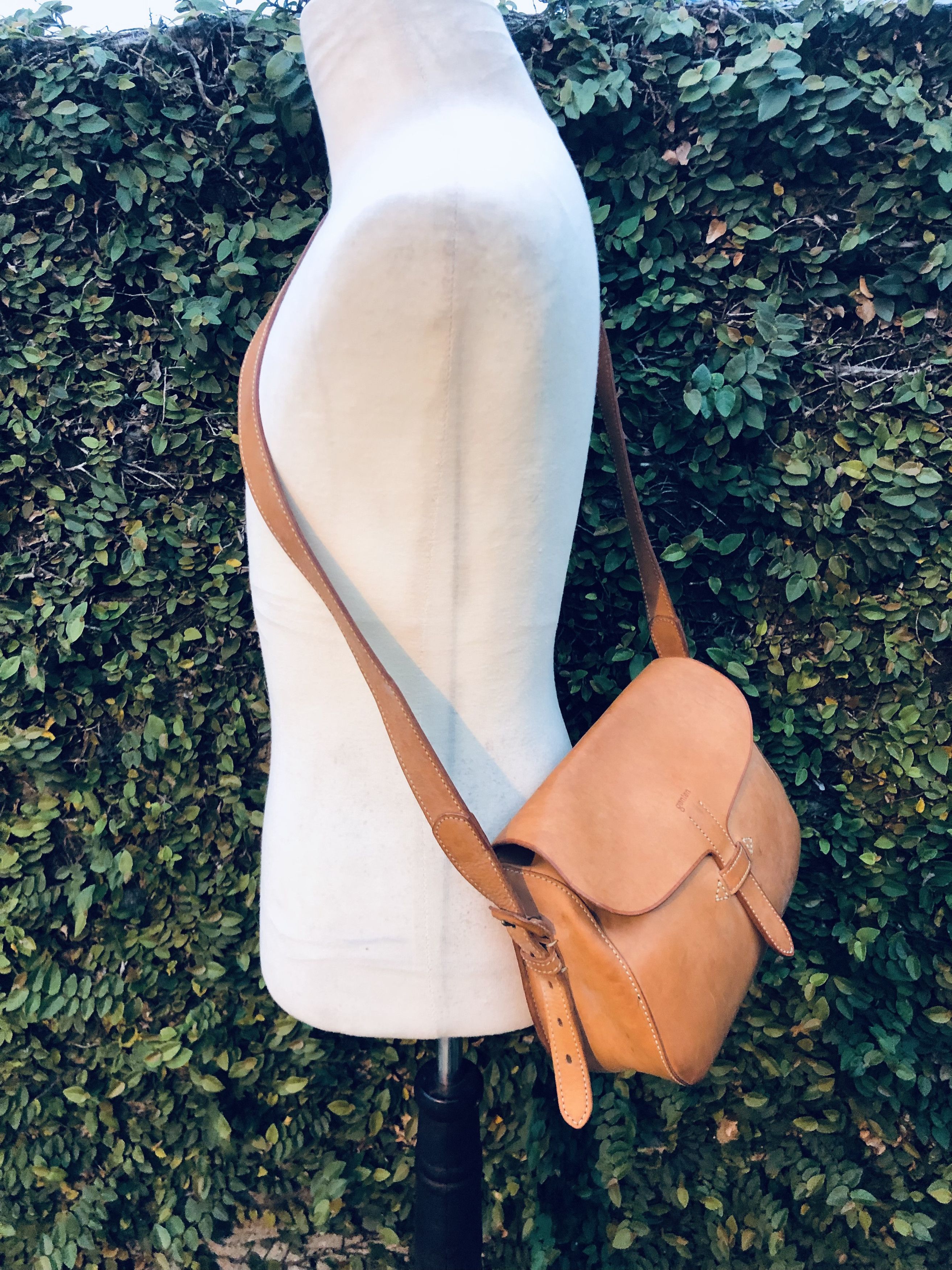 Genuine Leather Japanese Genten Genuine Leather Style Crossbody Bag Size ONE SIZE - 3 Thumbnail