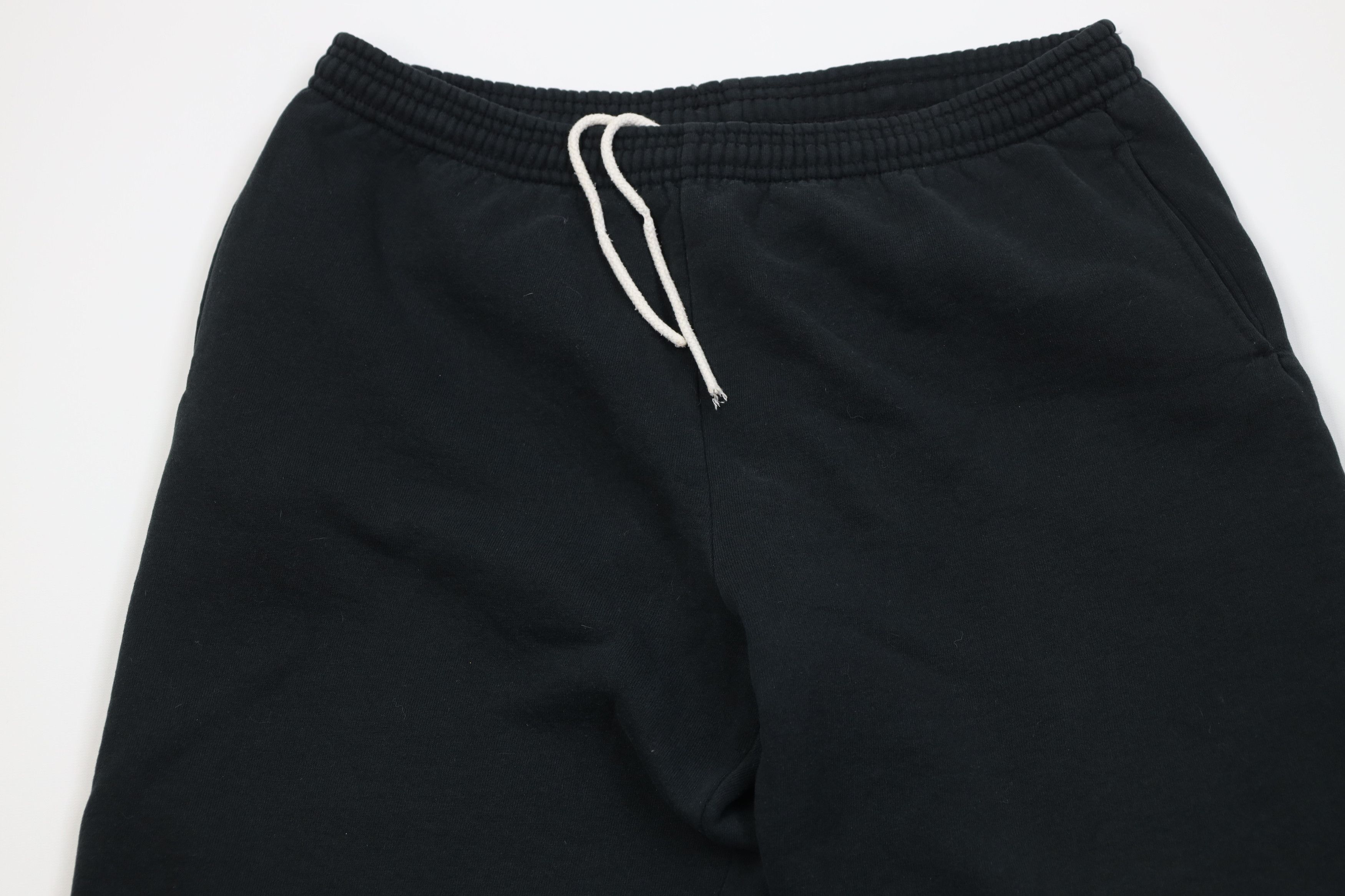 Vintage Vintage 90s Streetwear Blank Sweatpants Joggers Black USA Size US 36 / EU 52 - 2 Thumbnail