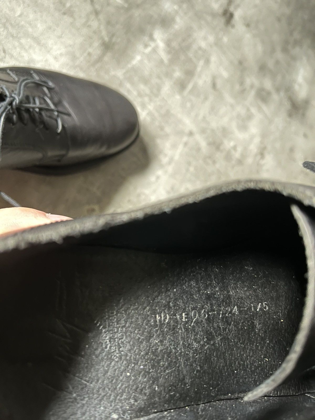 Yohji Yamamoto Yohji Yamamoto +NOIR black leather formal shoes Size US 8 / EU 41 - 19 Thumbnail