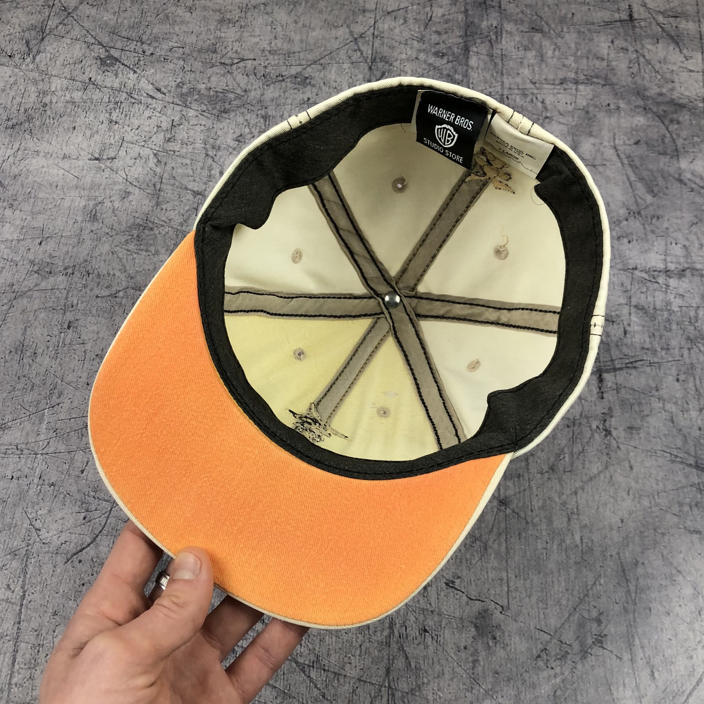 Warner Bros Vintage 1997 Wile Coyote USA Cap Size ONE SIZE - 9 Thumbnail