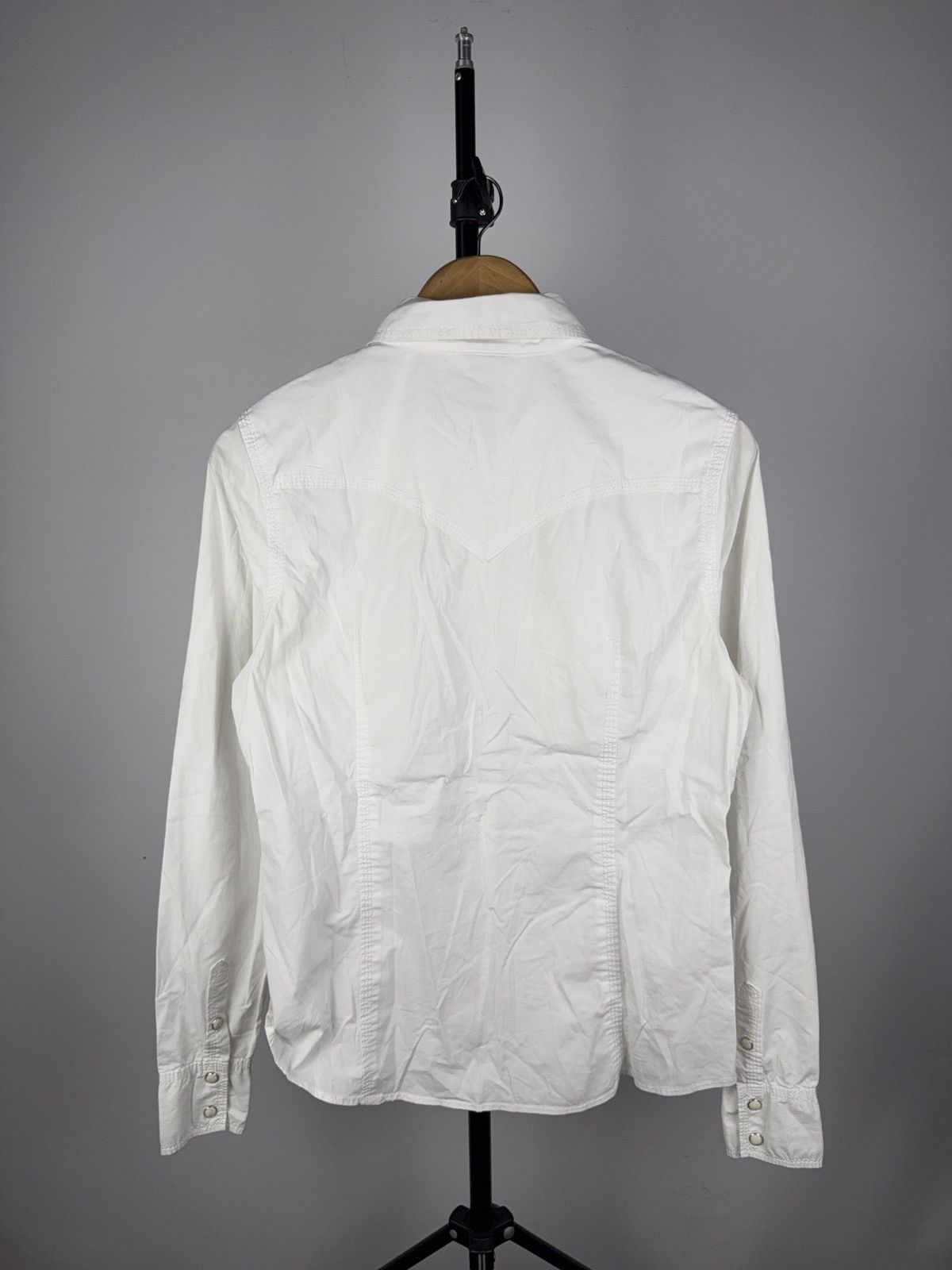 True Religion Y2K True Religion Western White Shirt Snap Button Size L / US 10 / IT 46 - 8 Thumbnail