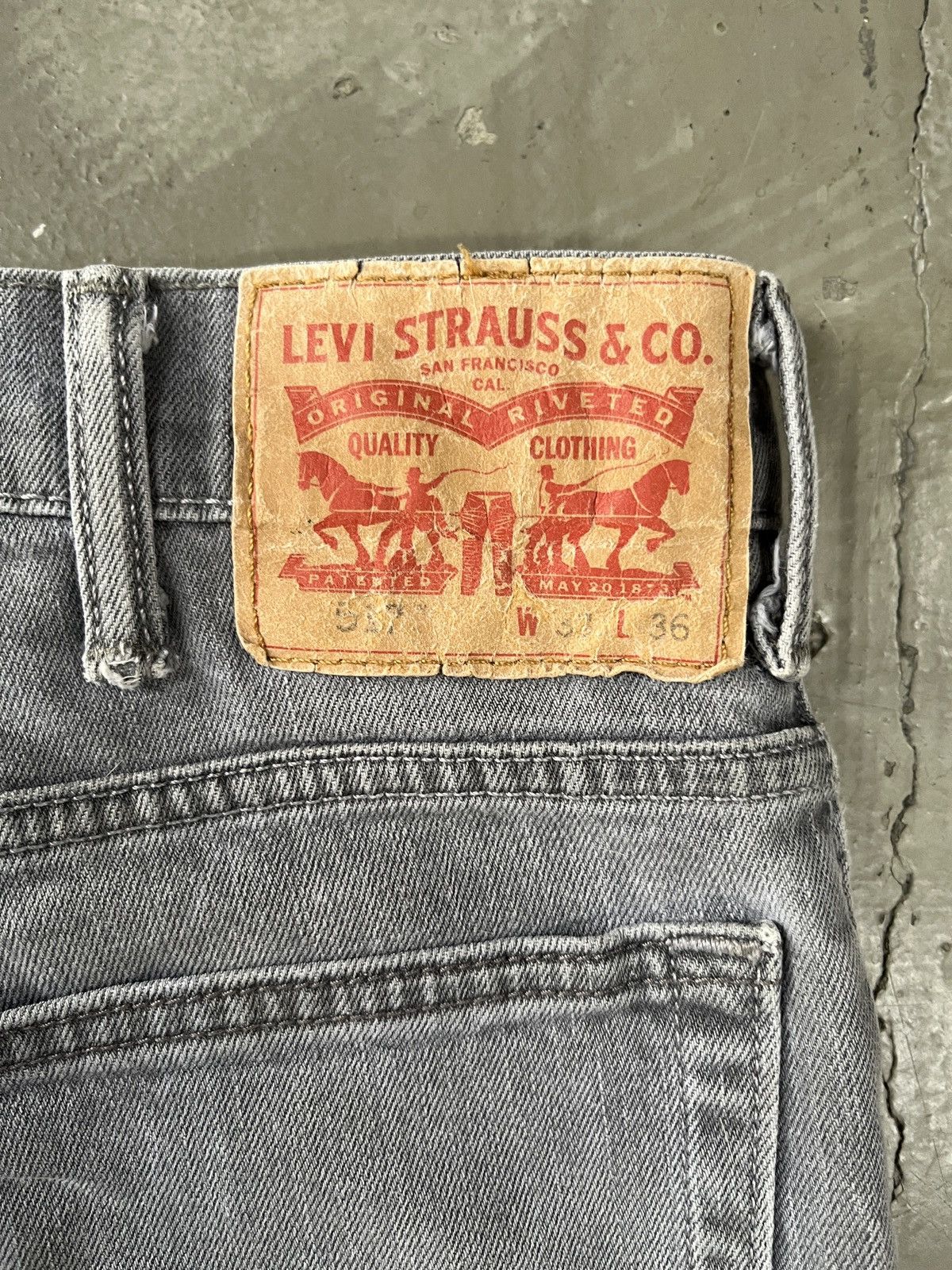 Levi's Vintage 90s Levis 517 Paint Splatter Junya Helmut Lang Style Size US 33 - 6 Thumbnail