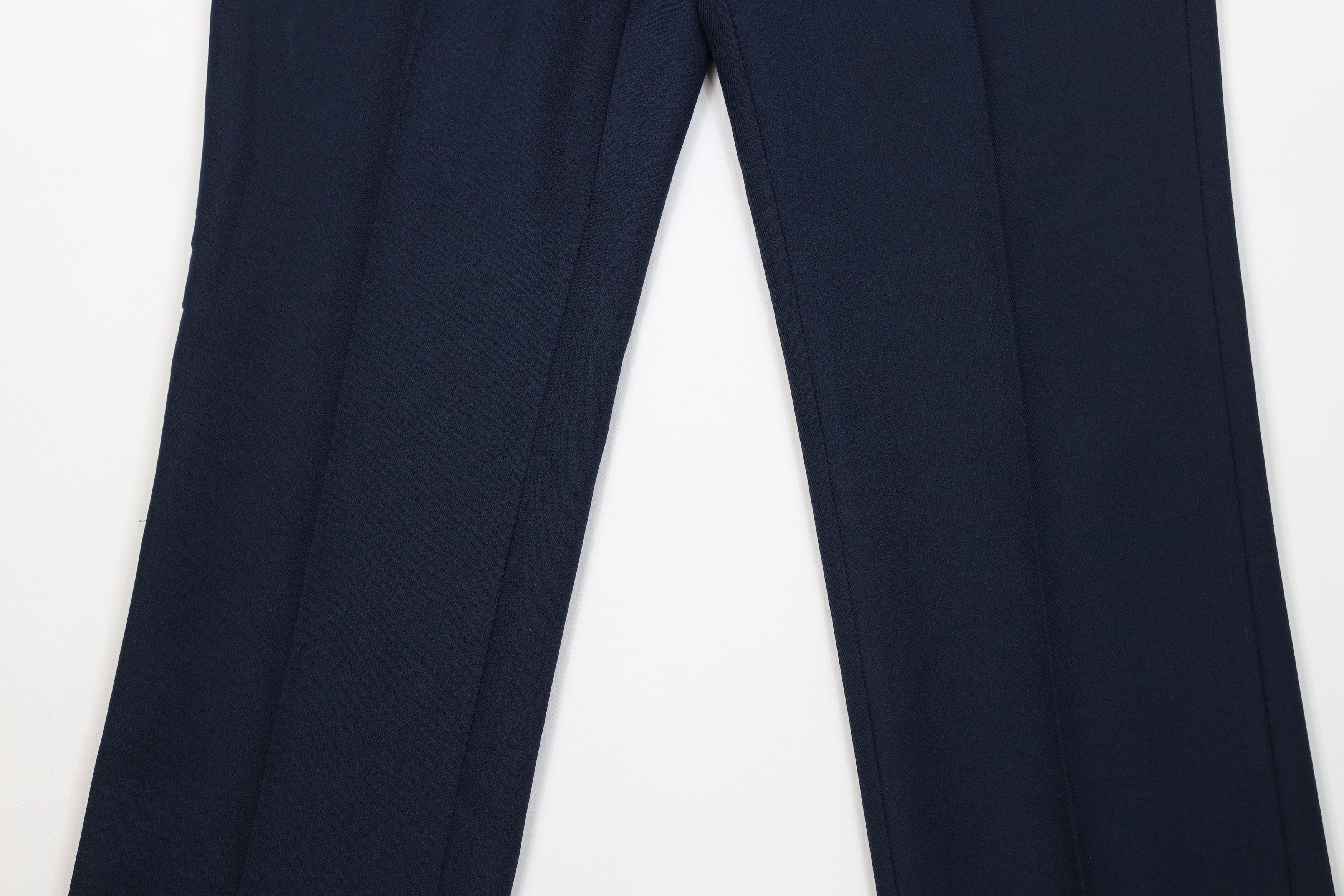Vintage Vintage 70s Streetwear Flared Wide Leg Chino Pants Blue USA Size US 36 / EU 52 - 3 Thumbnail