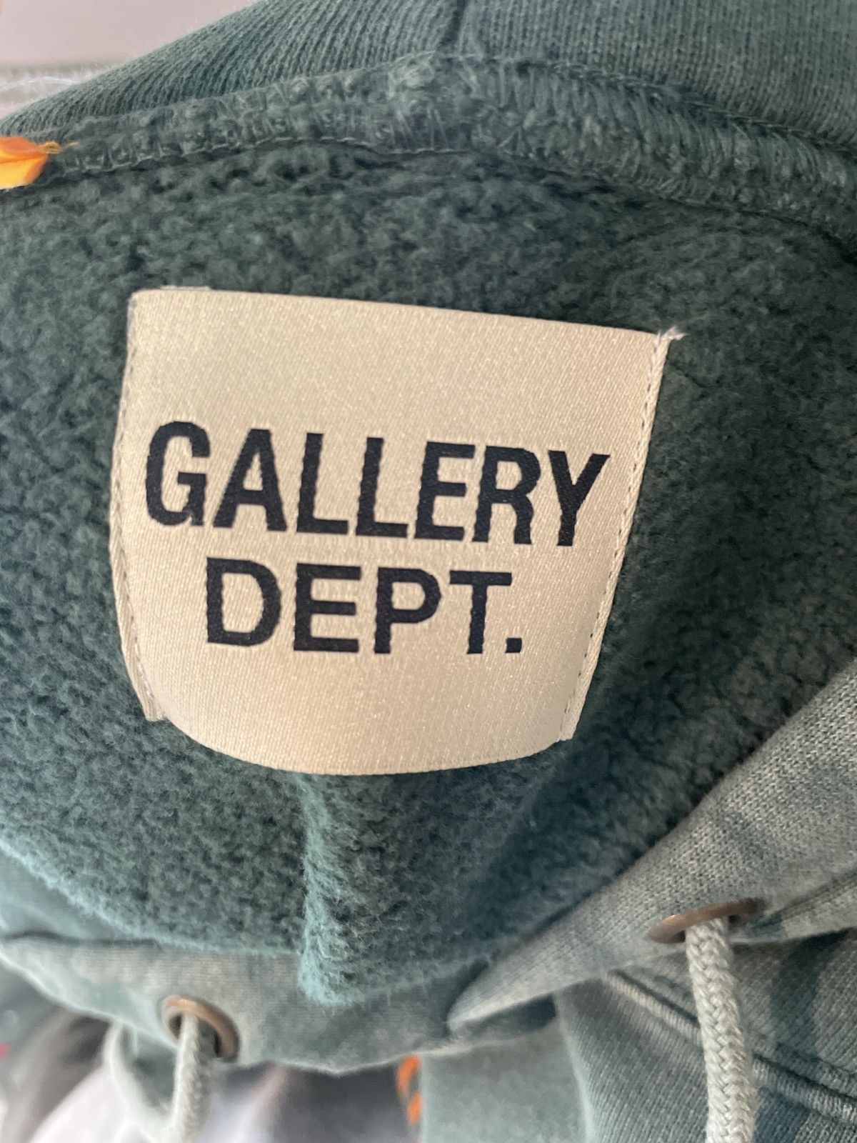 Gallery Dept. Gallery Dept. Orange Center Logo Paint Hooded Sweatshirt M Size US M / EU 48-50 / 2 - 4 Thumbnail