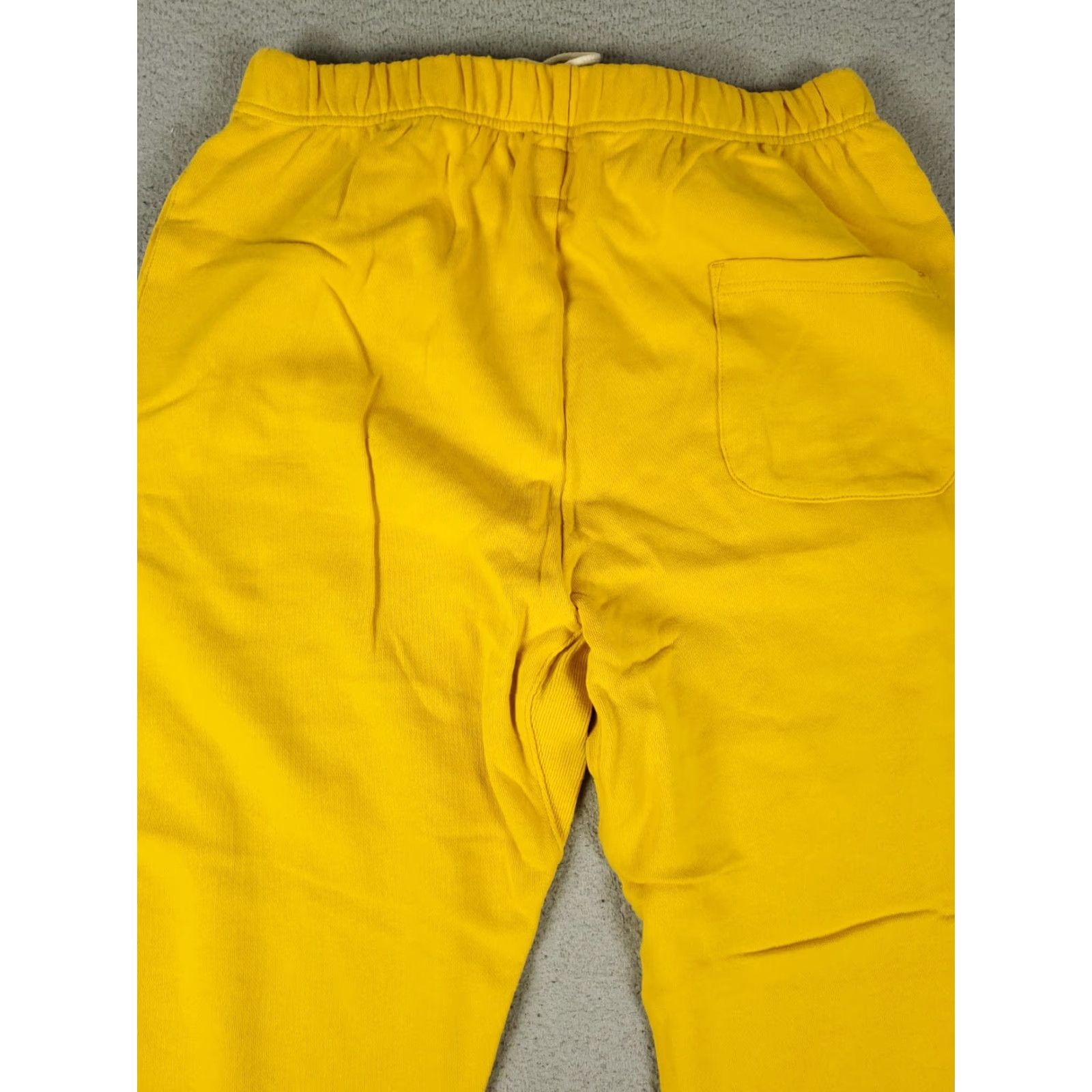 FELT For Every Living Thing Pants Mens XL Yellow Felt Comber Terry Sweatpants Jogger Size US 36 / EU 52 - 6 Thumbnail
