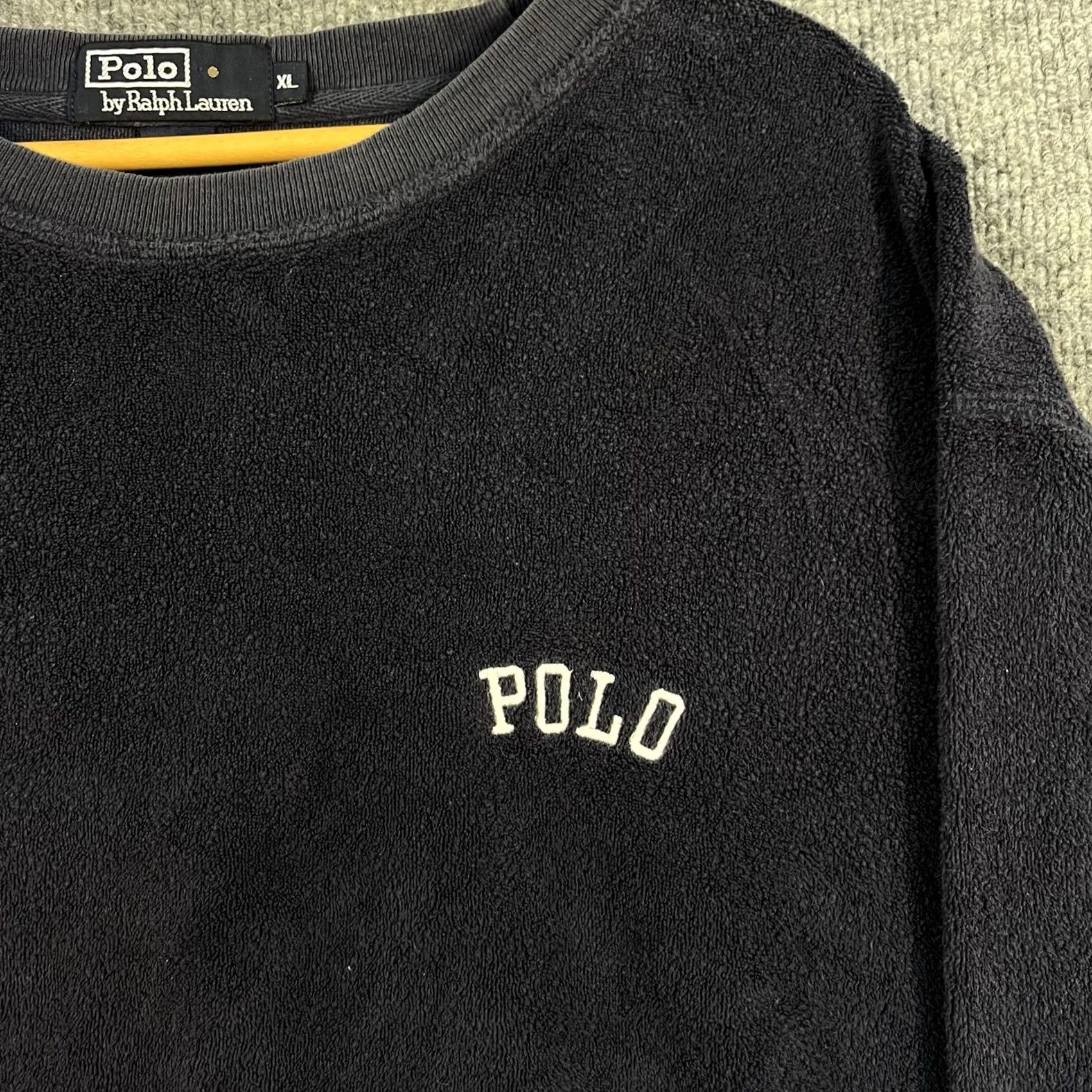 Polo Ralph Lauren VINTAGE Ralph Lauren Polo Sport Sweatshirt Mens XL Preppy Varsity Terry Cloth Size US L / EU 52-54 / 3 - 2 Thumbnail