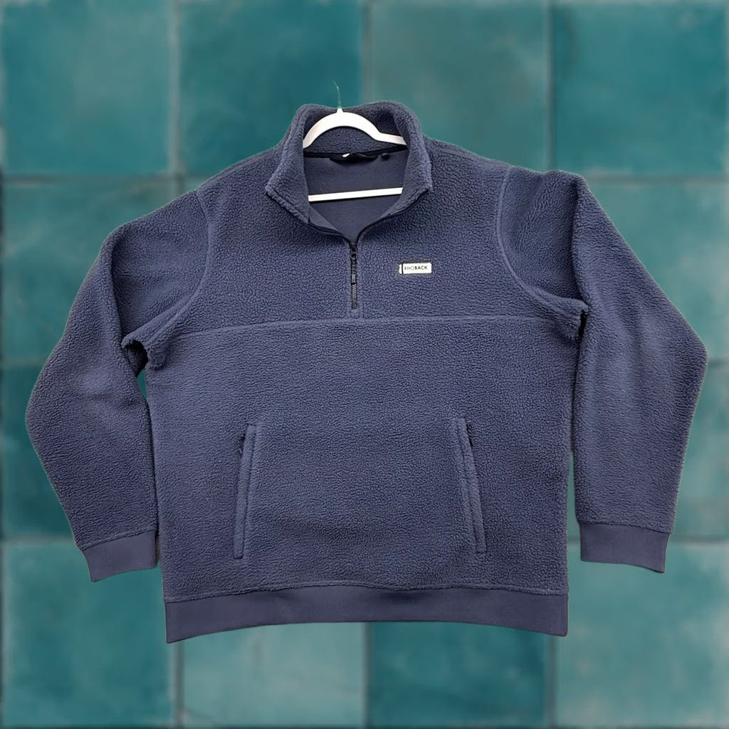 Vintage Rhoback Jacket Mens Dusty Blue Summit Fleece Pullover Cozy Deep Pile Size XL Size US XL / EU 56 / 4 - 1 Thumbnail