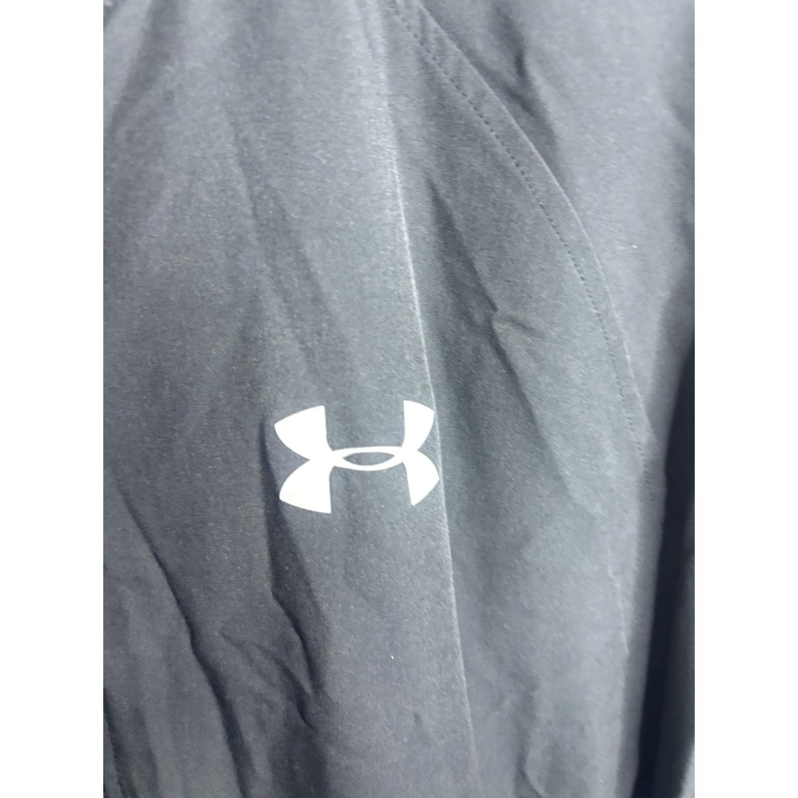 Under Armour Under Armour Hoodie Mens Large Black Full Zip ColdGear Loose Fit Jacket Athletic Size US L / EU 52-54 / 3 - 3 Thumbnail
