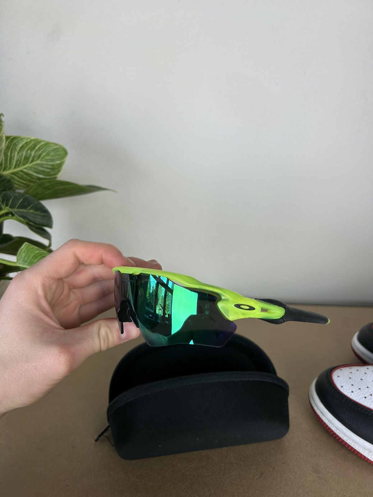 image of Oakley Radar Ev Path Xs Sunglasses in Green, Men's