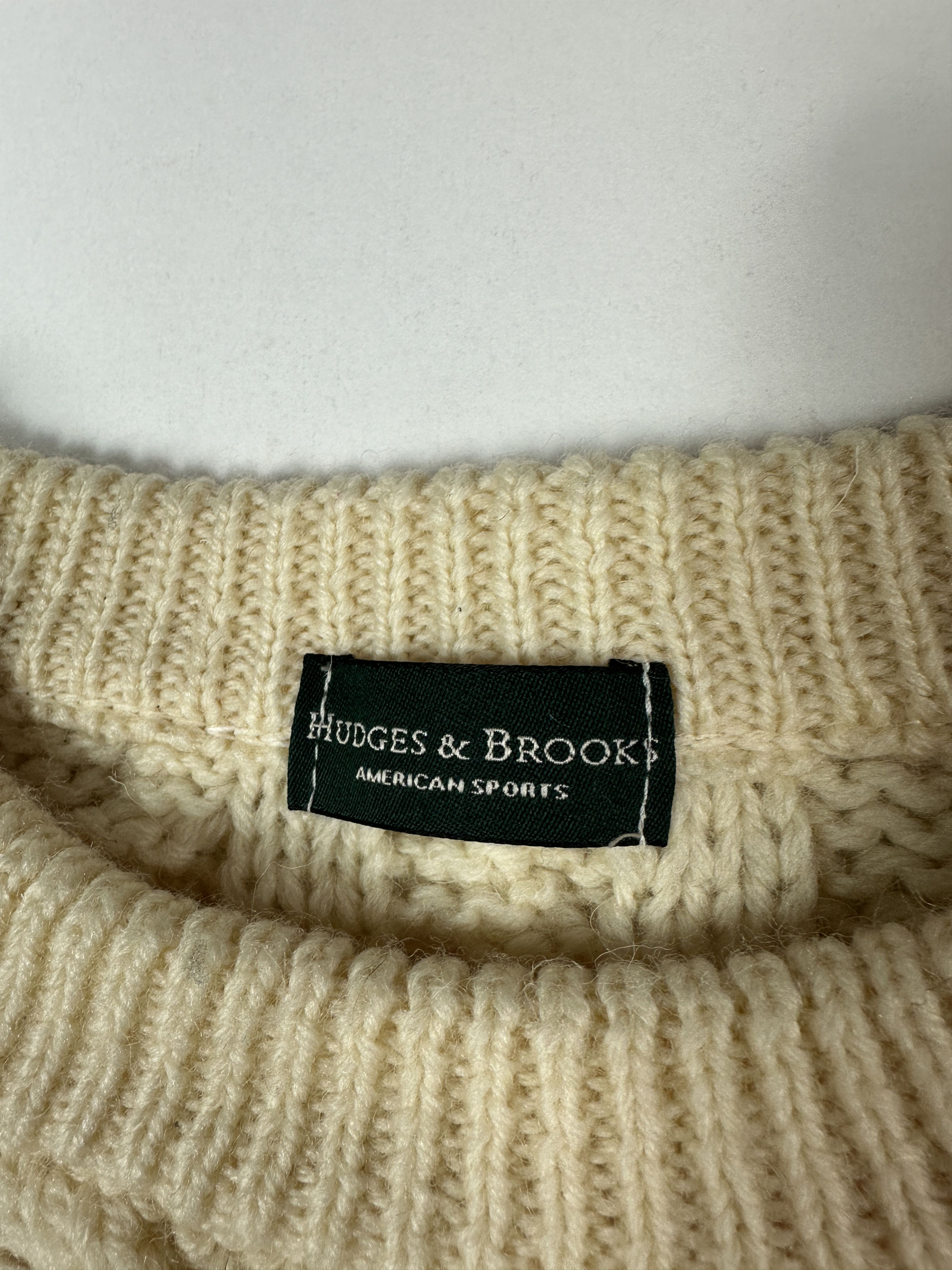 Liam Hodges Cable knit Hudges & Brooks Fisherman Sweater XXL Size US XXL / EU 58 / 5 - 6 Thumbnail