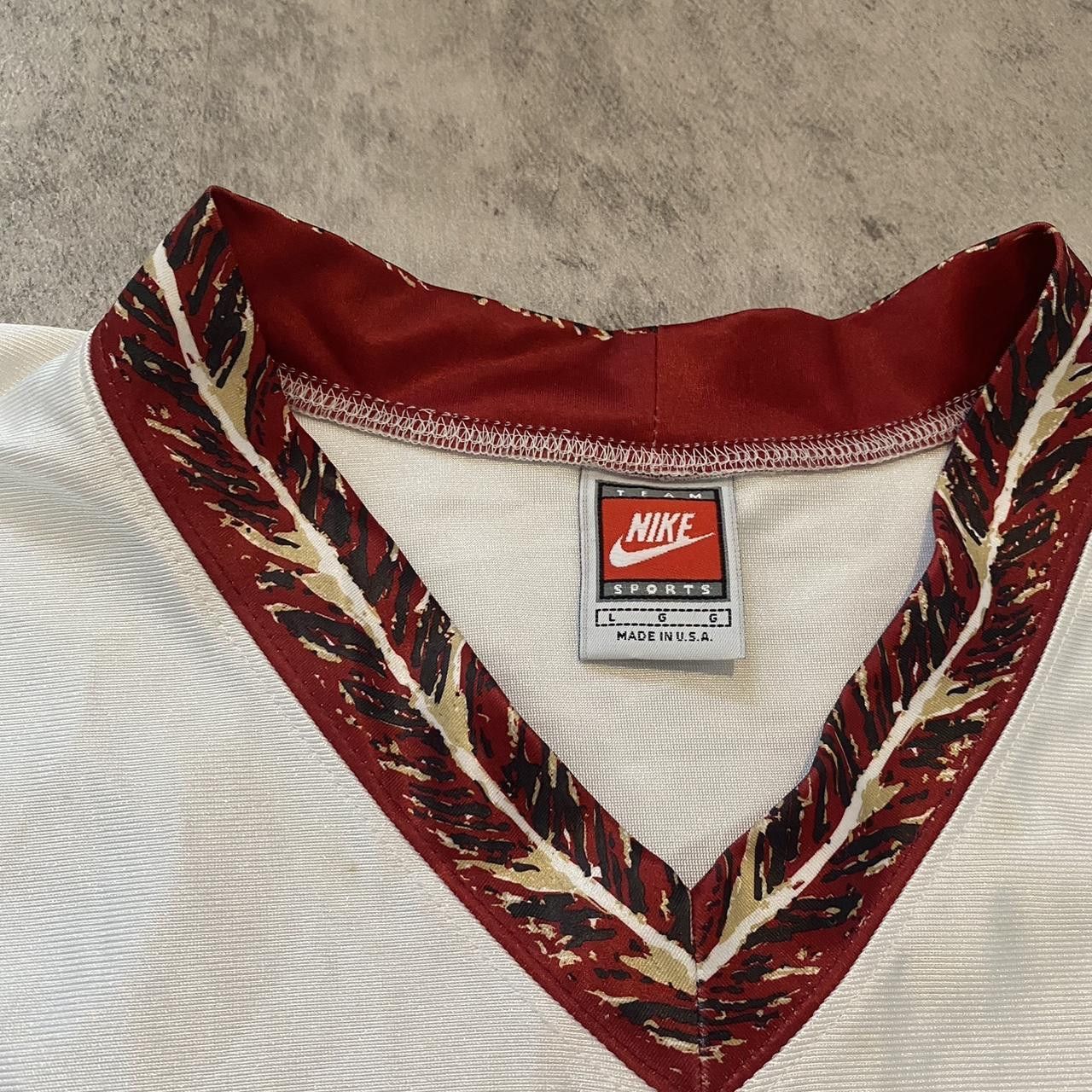 Nike 90s Nfl White and burgundy Nike Florida State Size US L / EU 52-54 / 3 - 4 Thumbnail