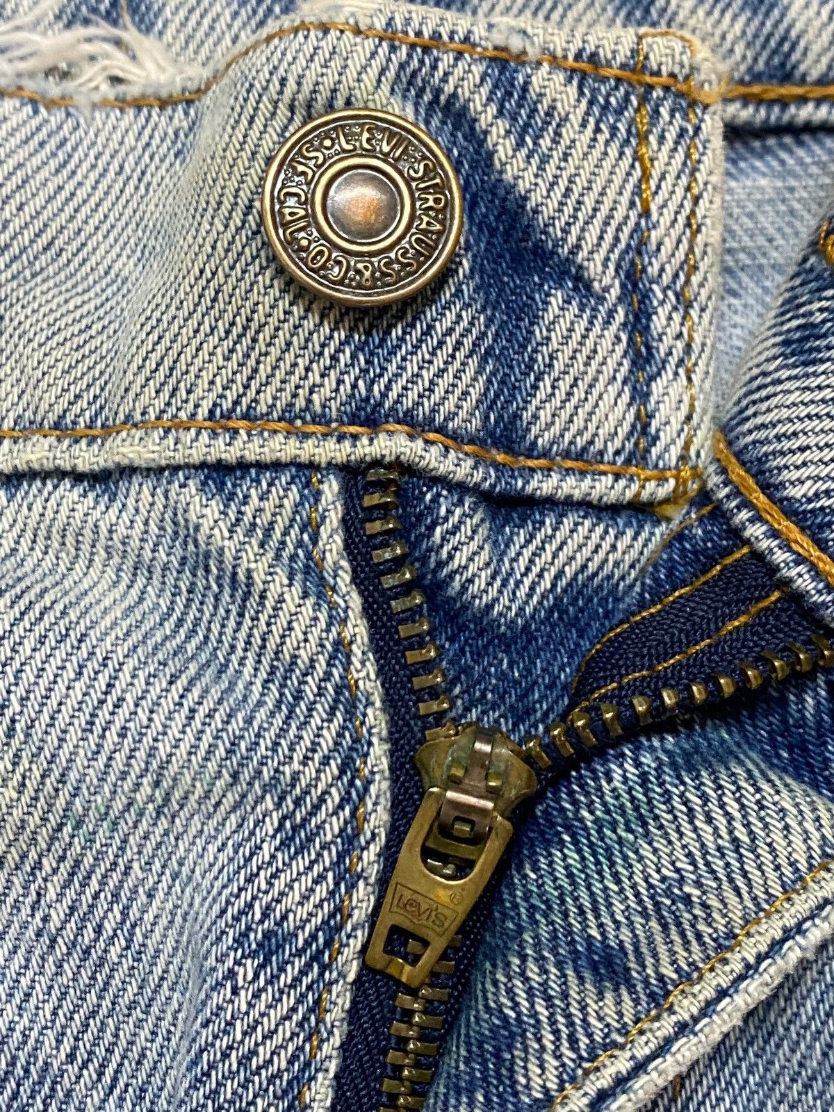 Levi's Vintage Clothing Levis 505 90s Faded Wash Grunge Distressed Loose Jeans Size US 30 / EU 46 - 7 Thumbnail