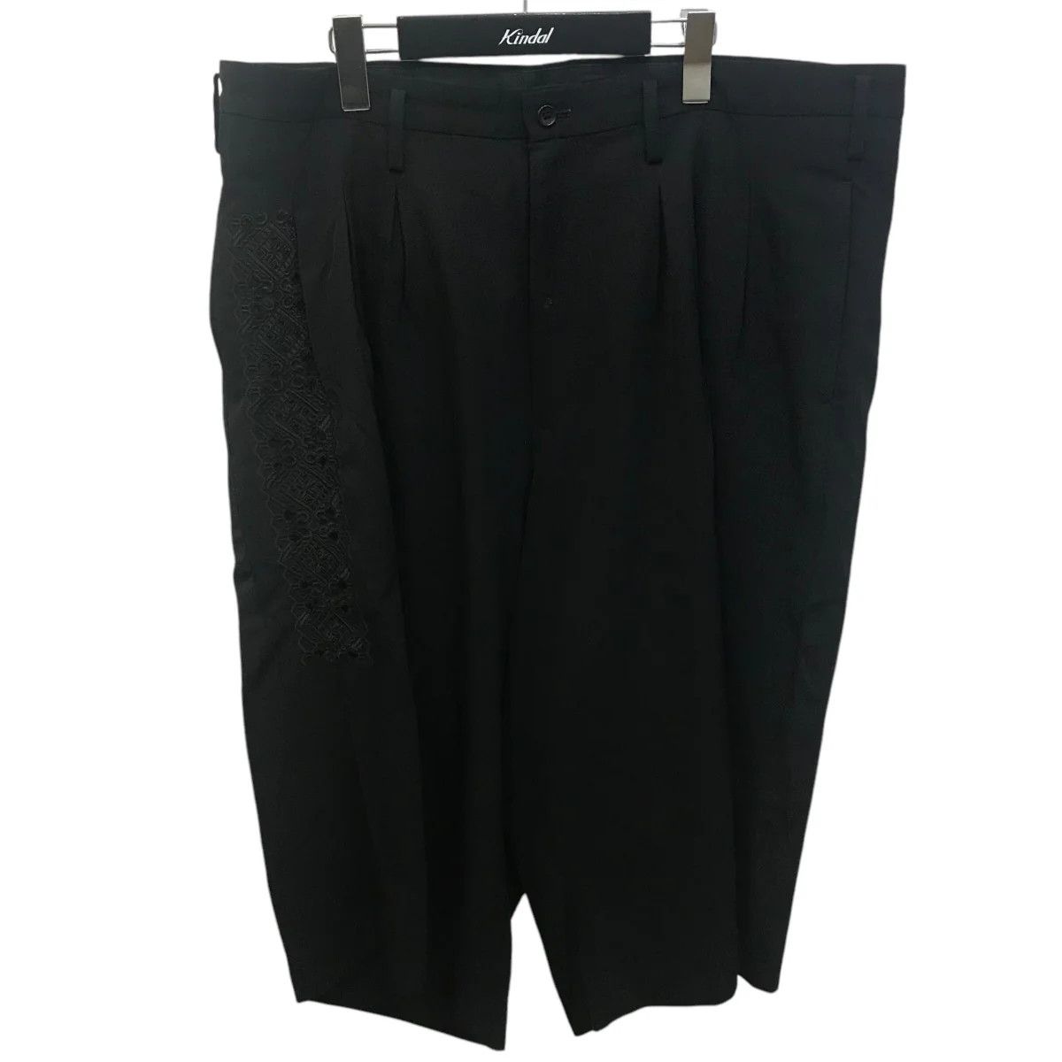 Yohji Yamamoto Yohji Yamamoto pour homme Cutout Tucked Wide Pants Size US 35 - 1 Thumbnail