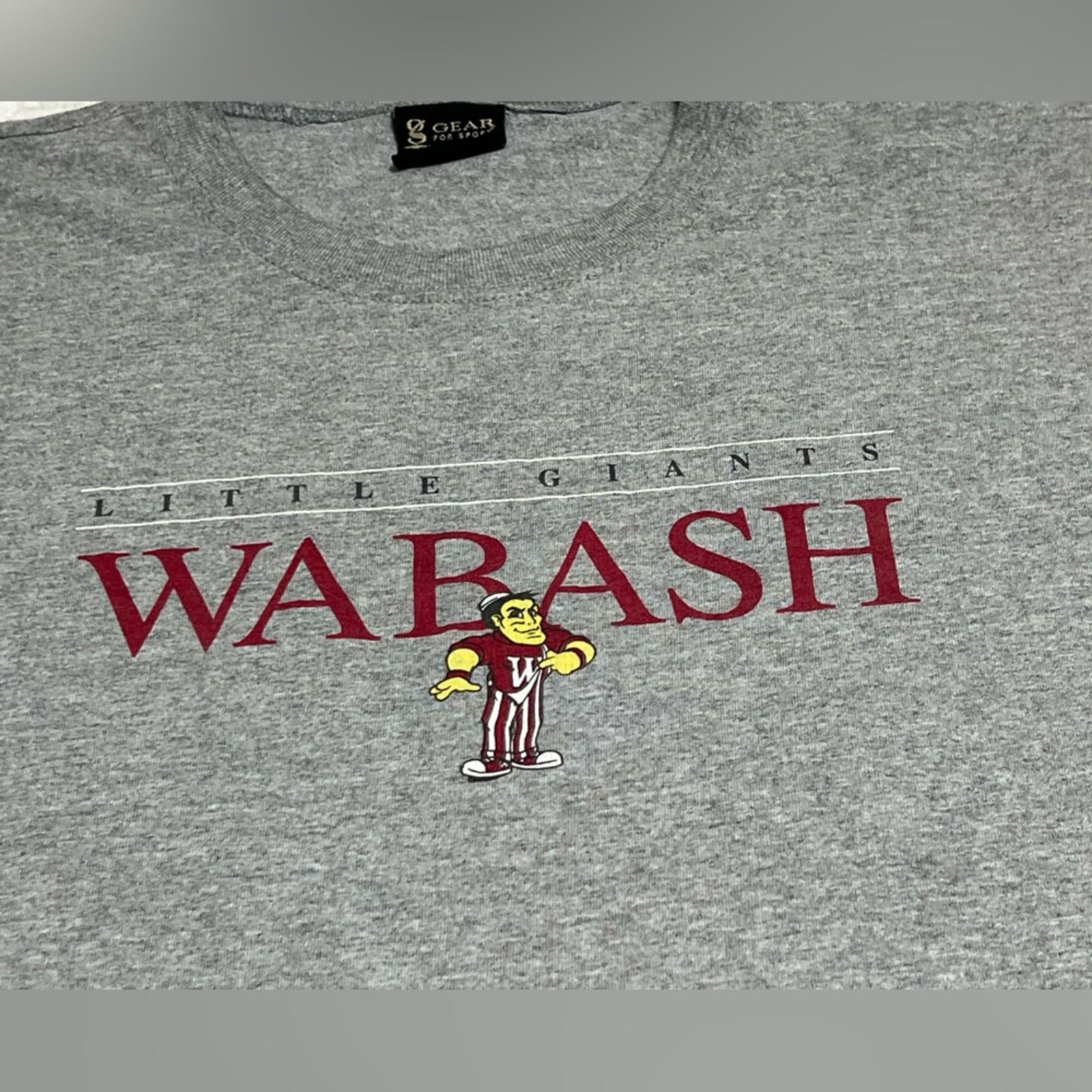 Gear for Sports Wabash Little Giants Shirt Wabash College 90’s VTG Size US XL / EU 56 / 4 - 2 Thumbnail