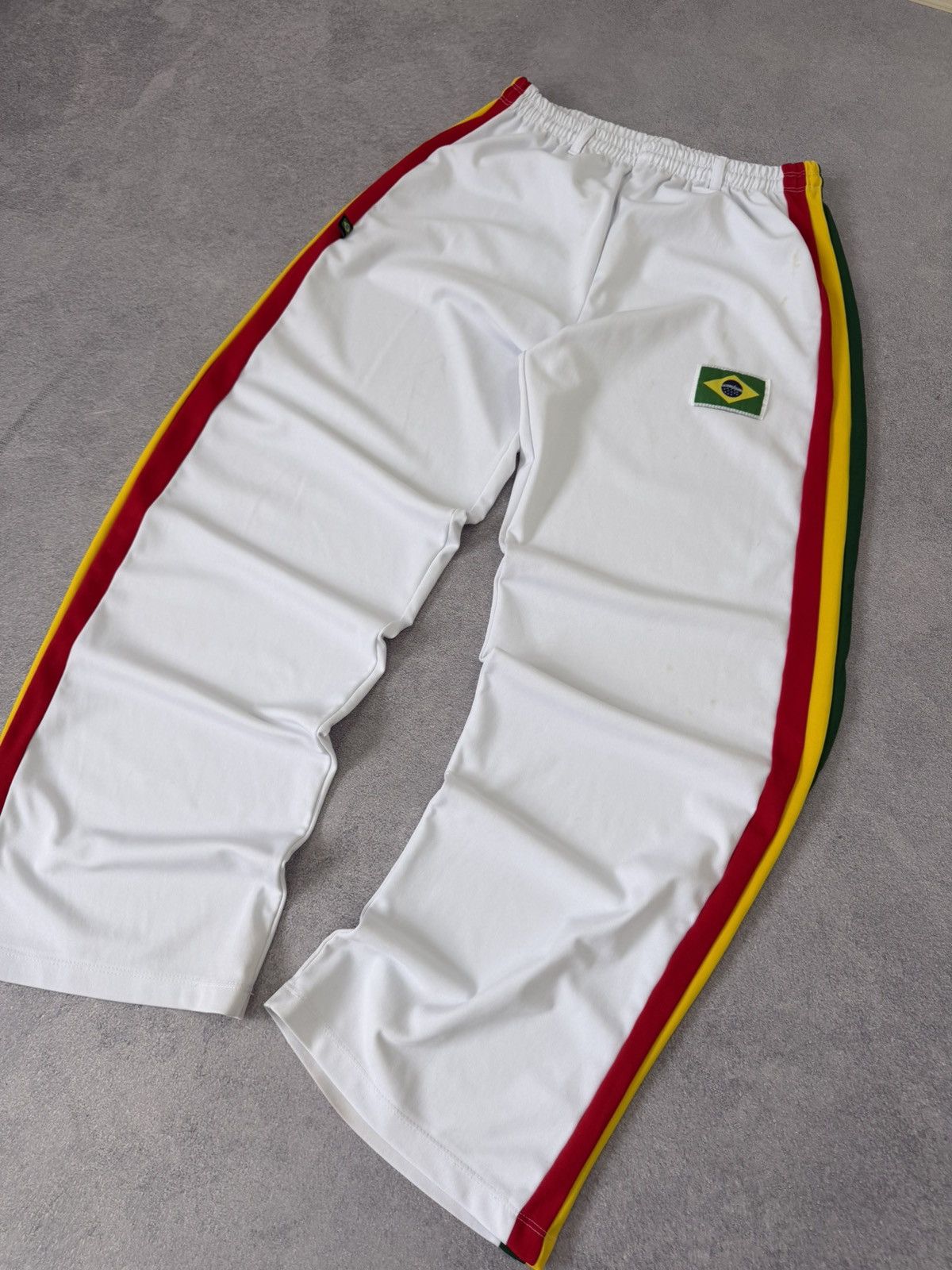 Japanese Brand 00s Brasil Retro Flared Bootcut Japan Style Pants Y2K Size US 36 / EU 52 - 3 Thumbnail