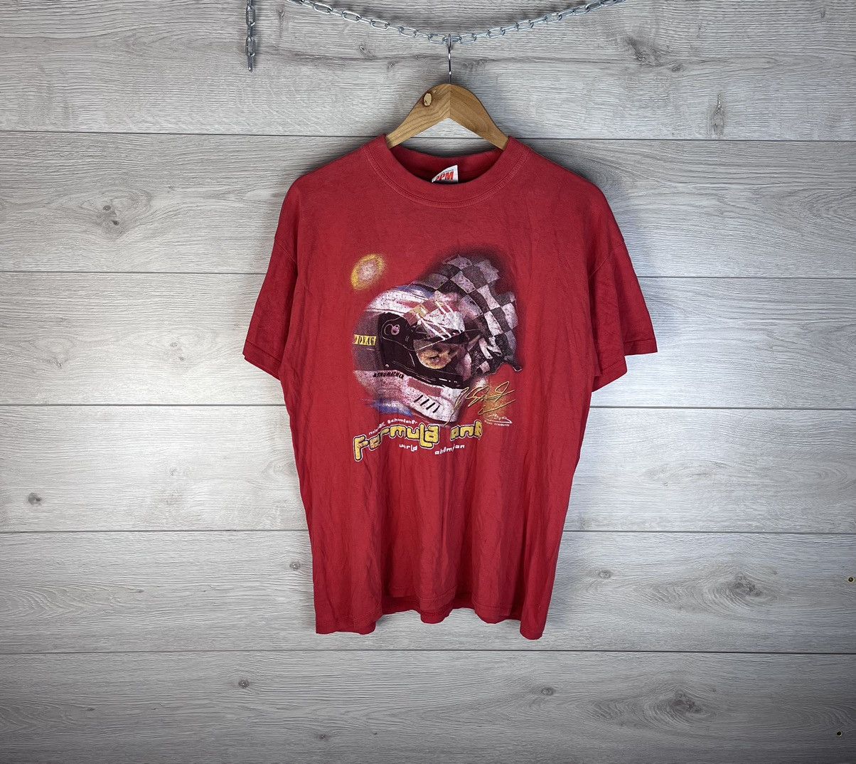 Other Vintage men’s T-shirt merch Formula one Schumacher Michael Size US S / EU 44-46 / 1 - 1 Thumbnail