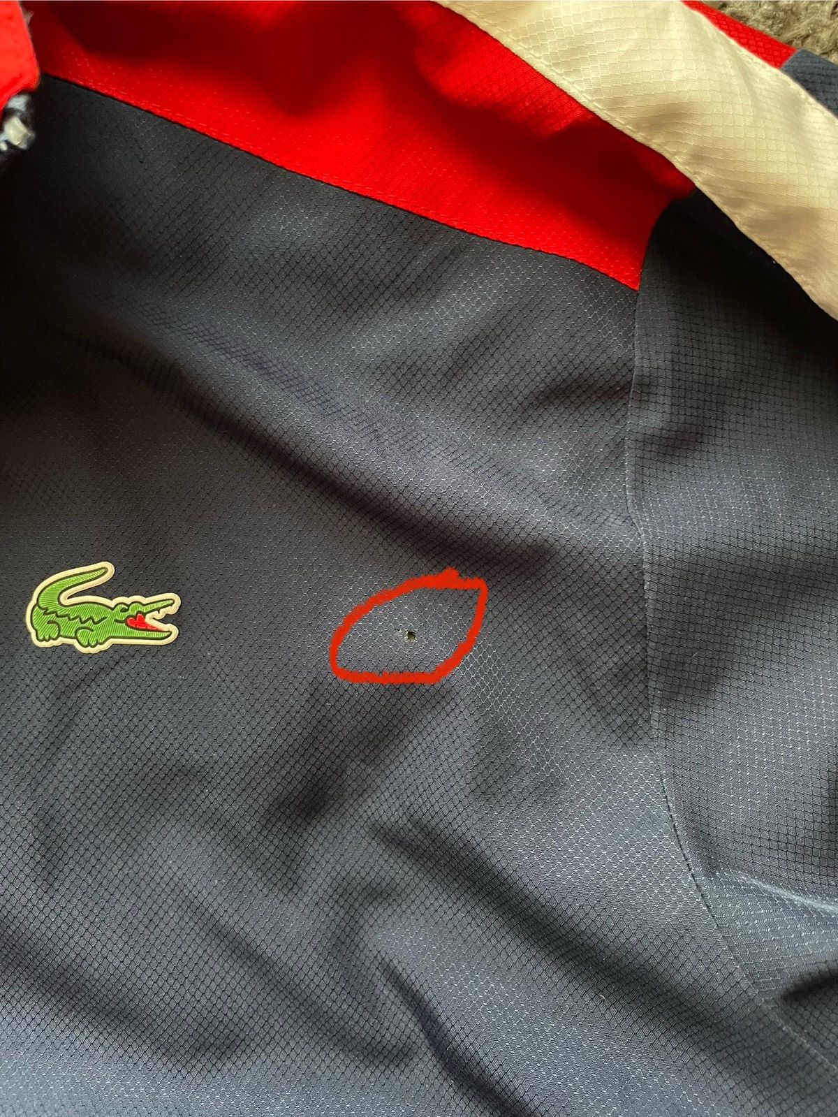 Lacoste × Vintage Lacoste Zip-Hoodie Streetwear Drip Logo Rare Size US XL / EU 56 / 4 - 14 Thumbnail