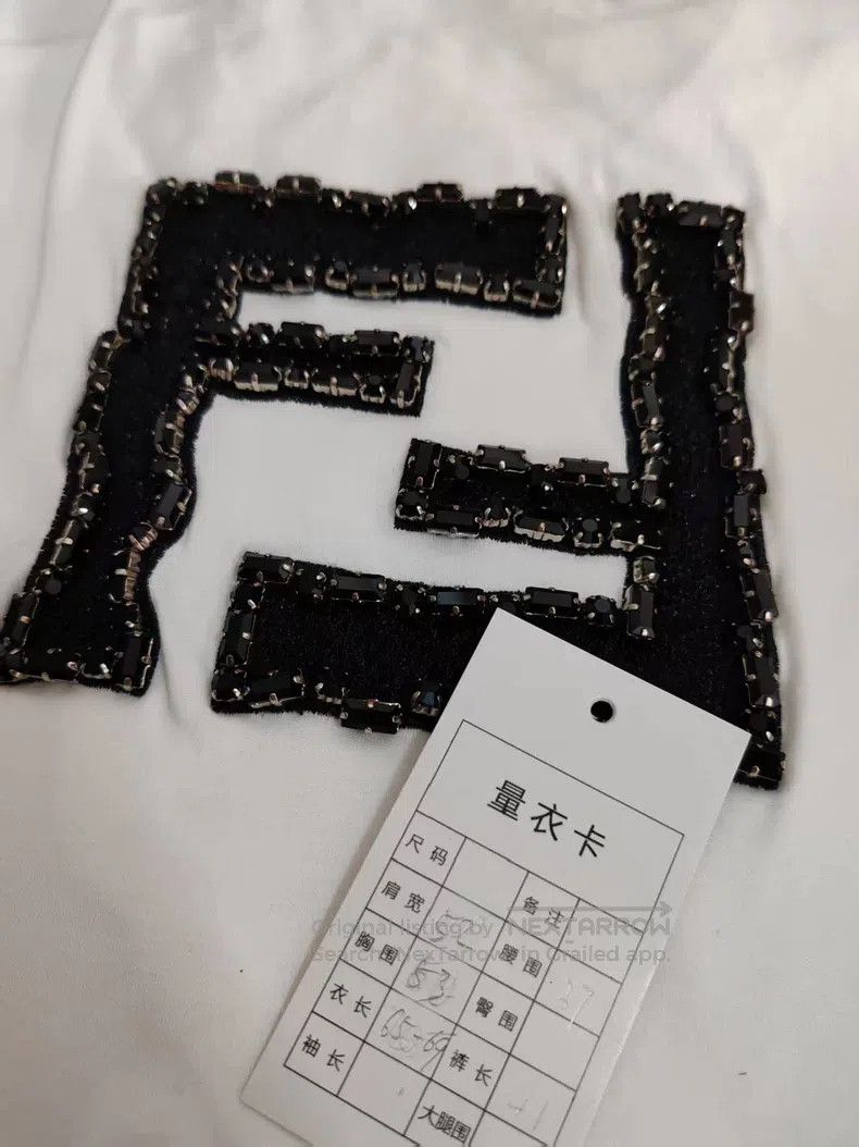 Fendi Fendi Crystal Decorated Short Sleeve Shirt | Grailed