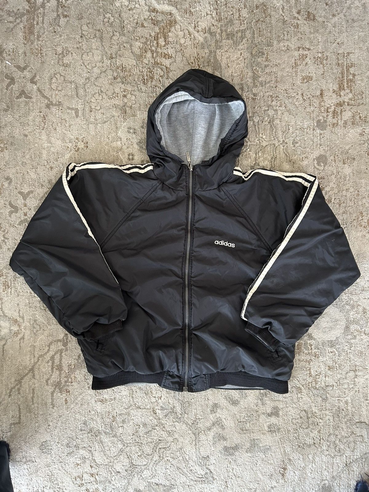 Adidas × Vintage 1990s Adidas reversible zip-up Size US M / EU 48-50 / 2 - 1 Thumbnail
