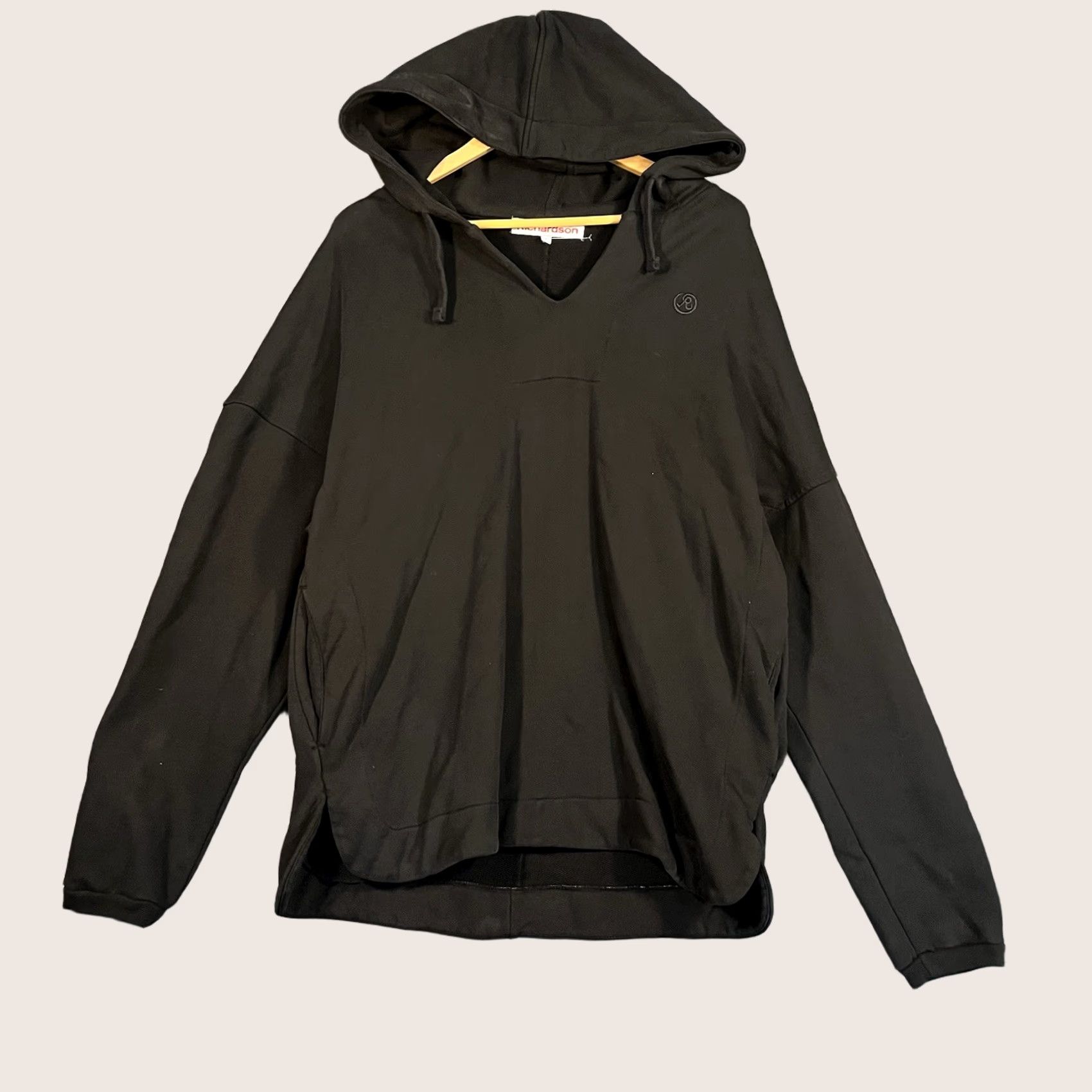 Vintage Richardson Hoodie Pullover Black USA Cotton Men's Large Size US L / EU 52-54 / 3 - 1 Thumbnail