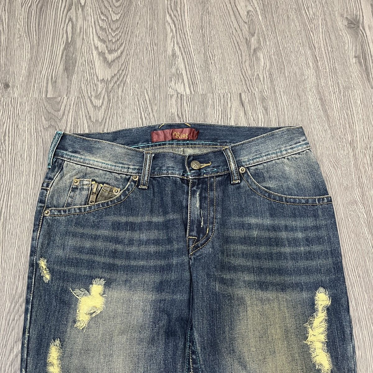 14th Addiction Riot - Thrashed Fading Denim ifsix Lgb Style shibuya tokyo Size US 30 / EU 46 - 4 Thumbnail