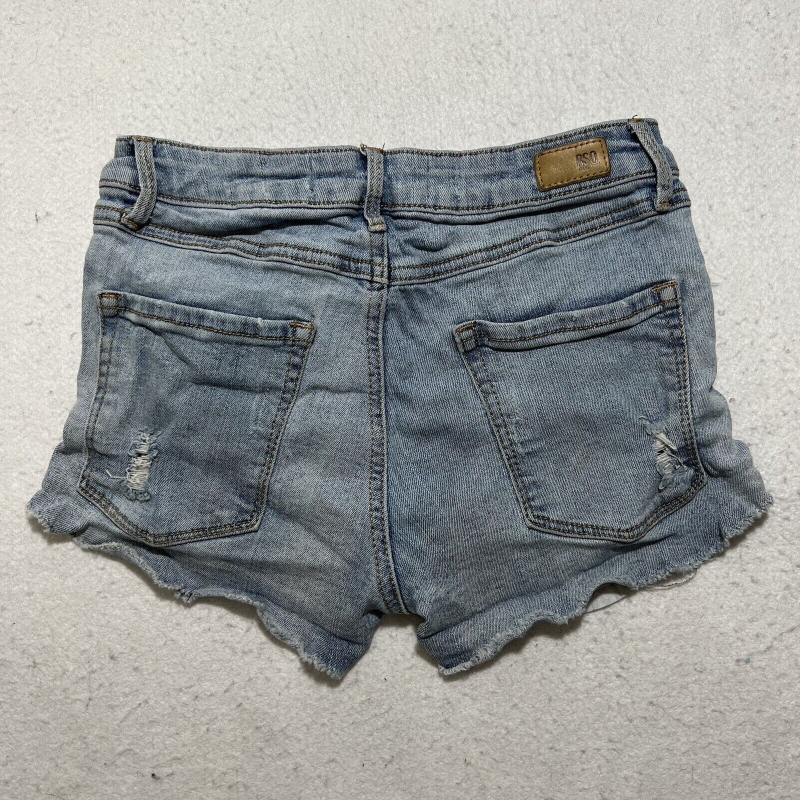 Rsq RSQ Jeans Mid Rise Denim Shorts 2" Inseam Ripped Distressed Size 25" / US 0 / IT 36 - 5 Thumbnail
