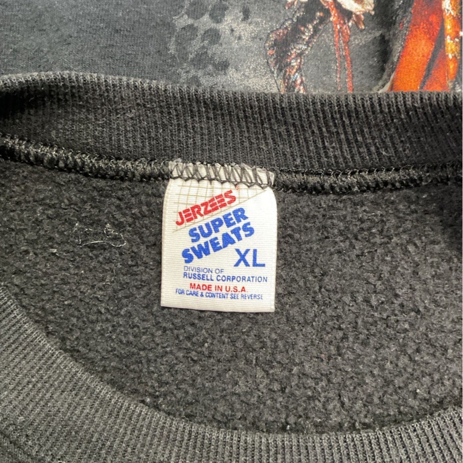 Jerzees Vintage 1993 Champs Softball Jerzees Black Sweatshirt Size US XL / EU 56 / 4 - 3 Thumbnail