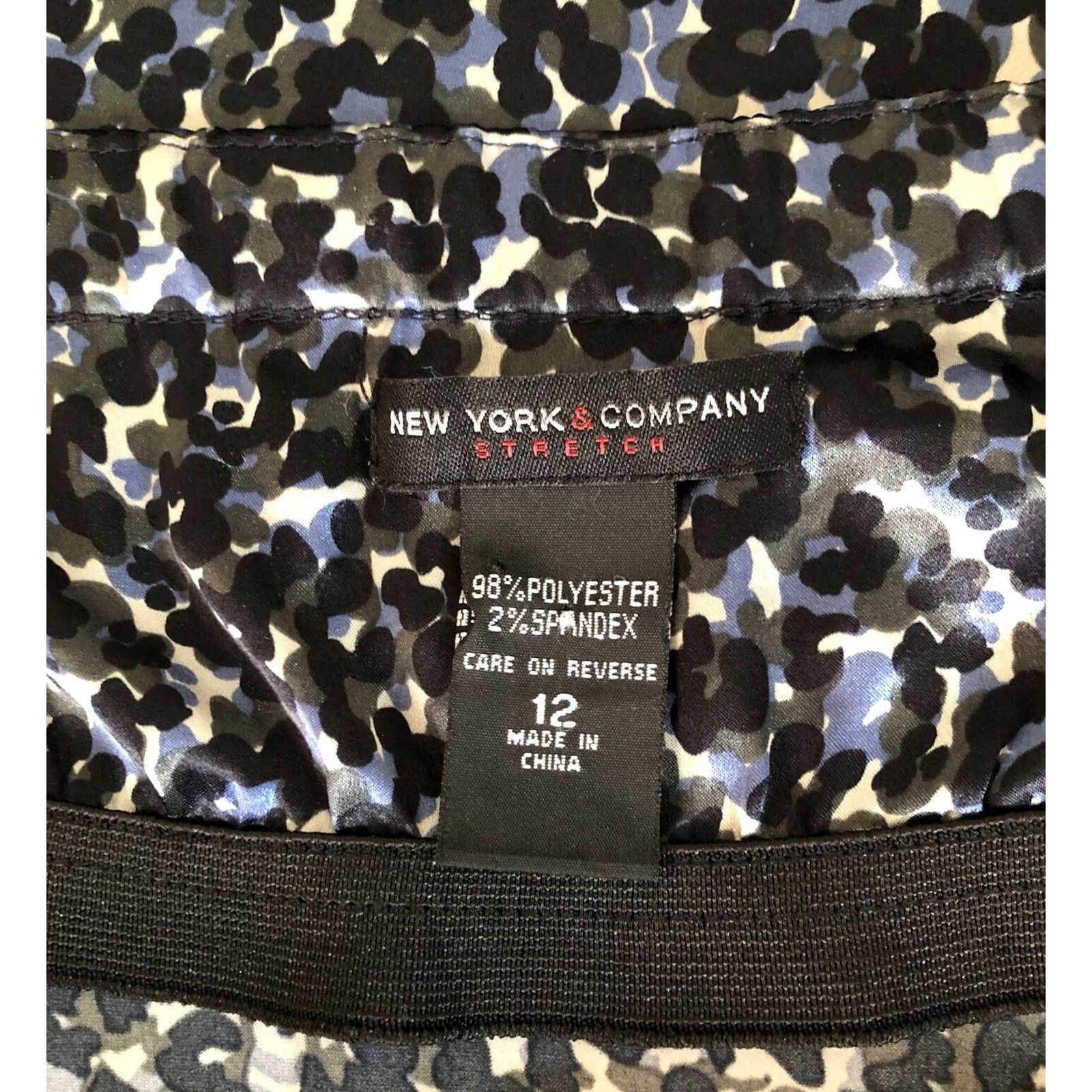 Vintage VINTAGE Ny & Co slip dress 12 Blk Blue Silky Satin knee Cami Lingerie Fairy Y2K Size XL / US 12-14 / IT 48-50 - 7 Thumbnail