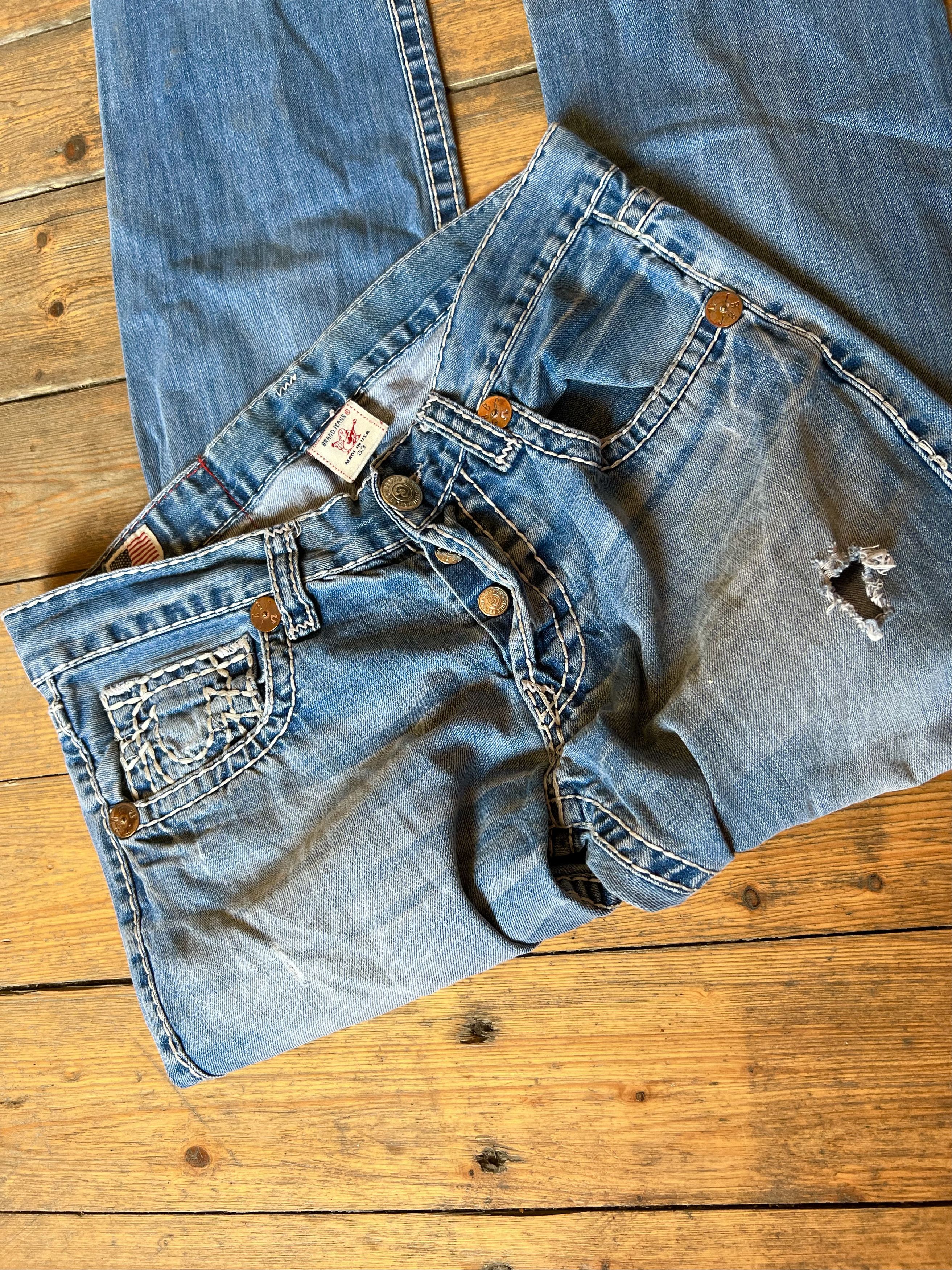 True Religion True Religion Made in USA Vintage Logan Super T Size US 34 / EU 50 - 9 Thumbnail