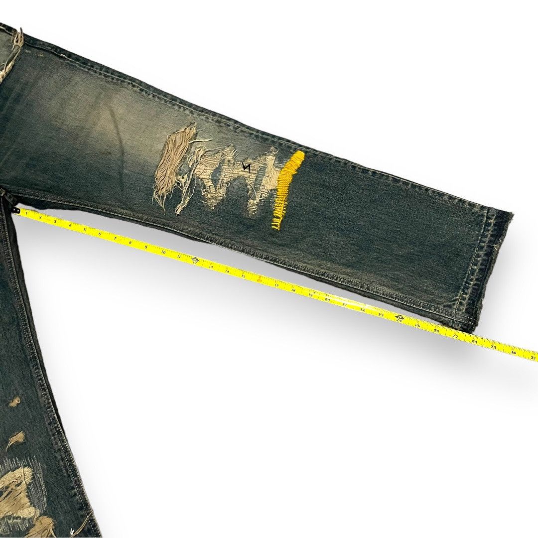 Jun Takahashi × Undercover Undercover 68 Yellow Yarn Denim Size 4 ZOZOTOWN Size US 32 / EU 48 - 13 Thumbnail