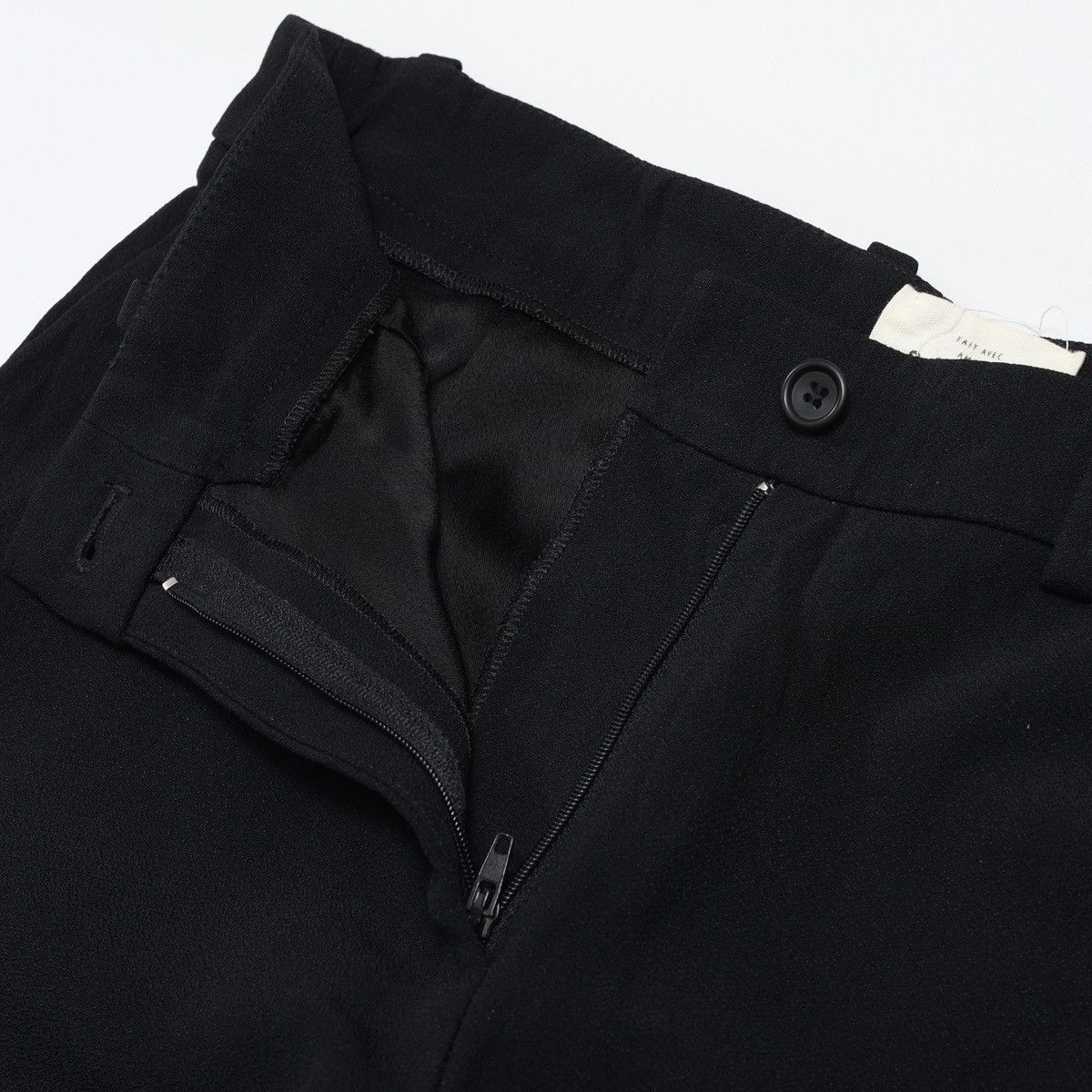 Sezane Sezane Cotton Viscose Black Pants Trousers Size 25" / US 0 / IT 36 - 9 Thumbnail