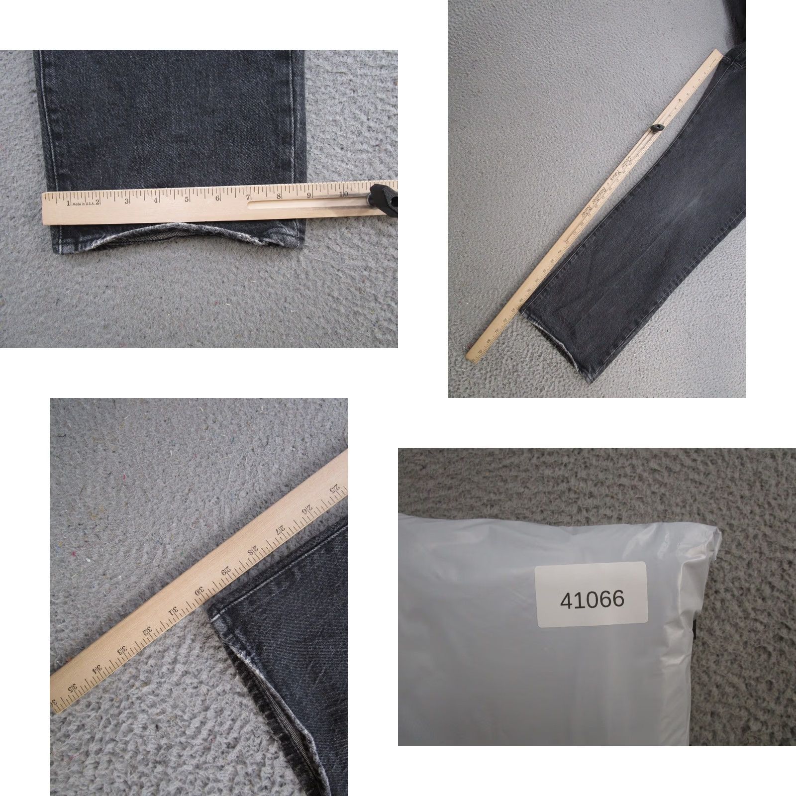 Levi's Levis 501 Jeans Men 36x30 Black Button Fly Straight 5-Pocket Denim VTG Y2K / Levi's / 501 Series / Regular Fit / Jeans Size US 36 / EU 52 - 9 Thumbnail