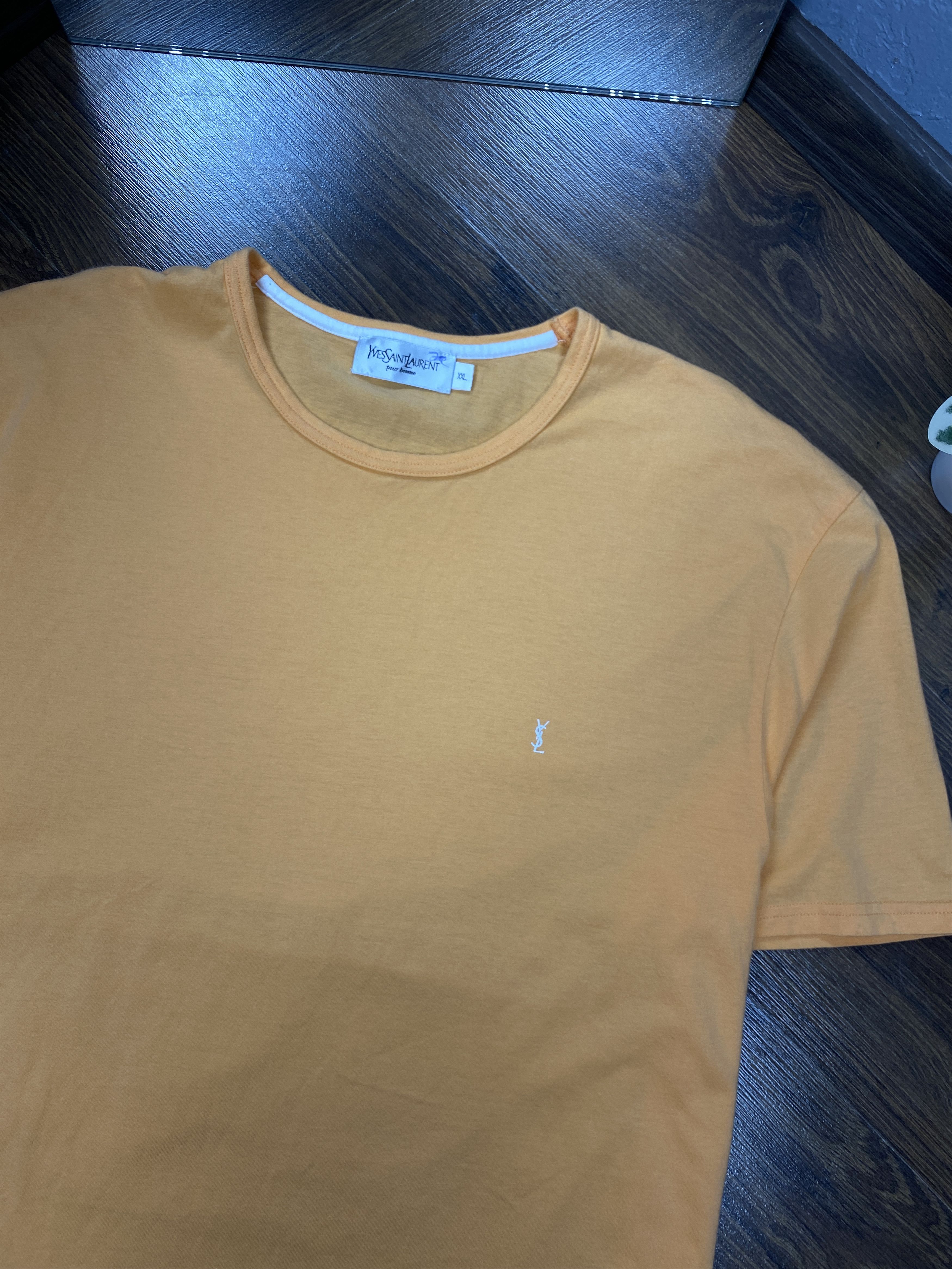 Yves Saint Laurent Yves Saint Laurent vintage crew neck t-shirt ysl Size US XXL / EU 58 / 5 - 2 Thumbnail