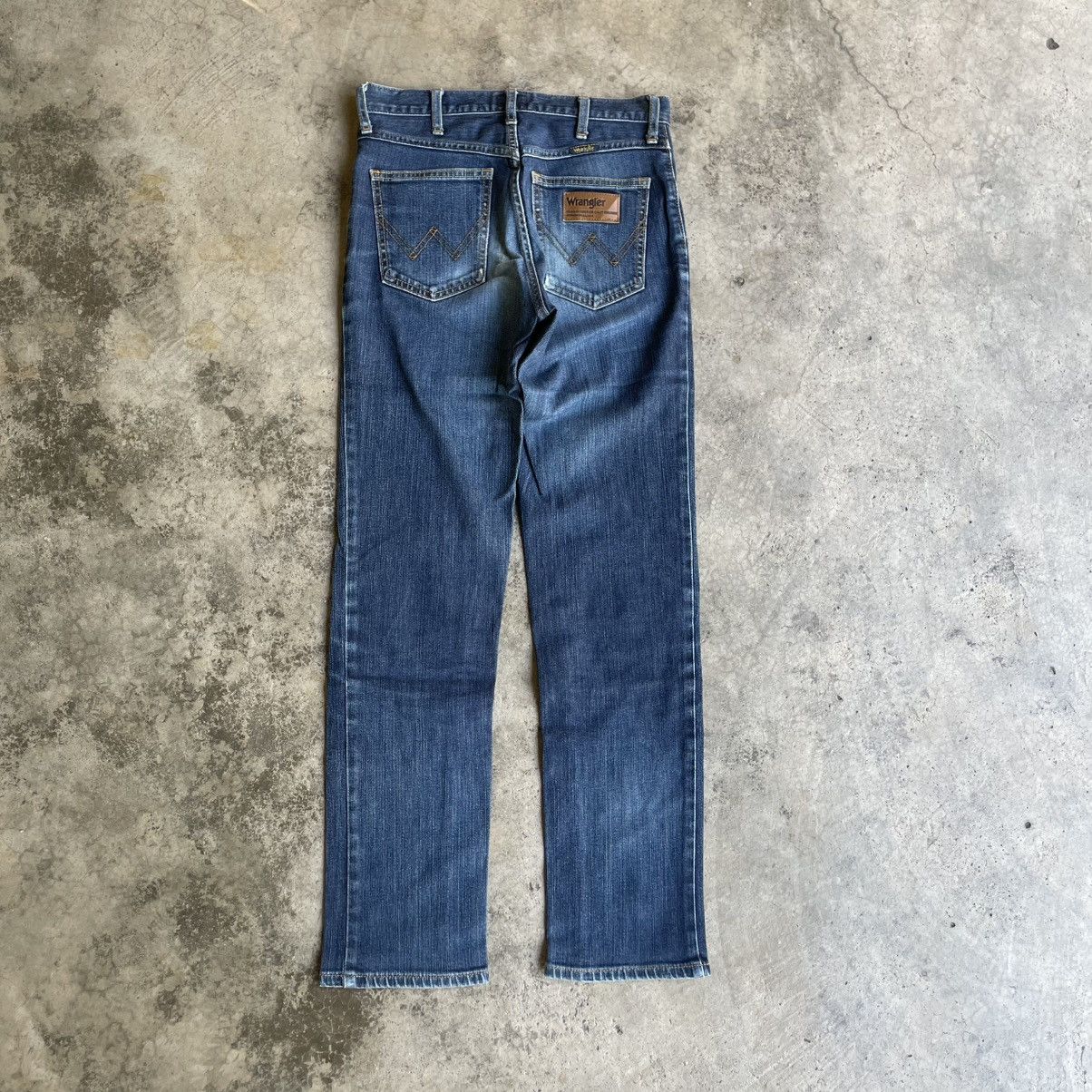 Wrangler 🔥Vintage Wrangler WM0383 Stoned Washed Ripped Denim Jeans Size US 29 - 4 Thumbnail