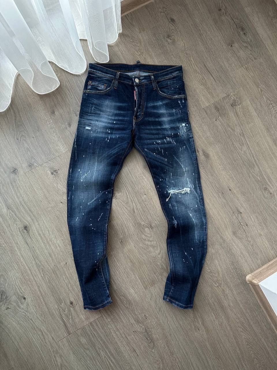 Dsquared2 × Vintage Vintage Disquared2 Denim Big Logo Pants Size US 32 / EU 48 - 7 Thumbnail