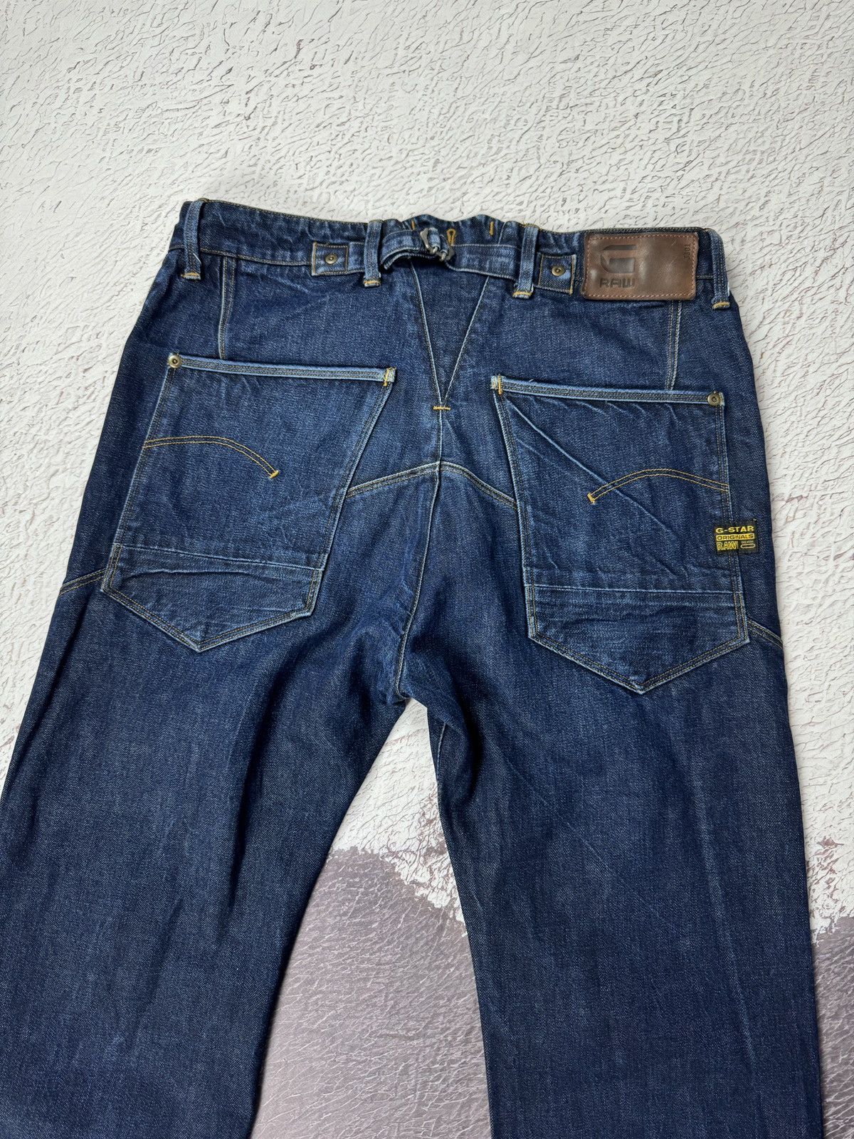 G-Star G-Star Raw KHM Loose selvedge buckle back heavy jeans Size US 34 / EU 50 - 17 Thumbnail