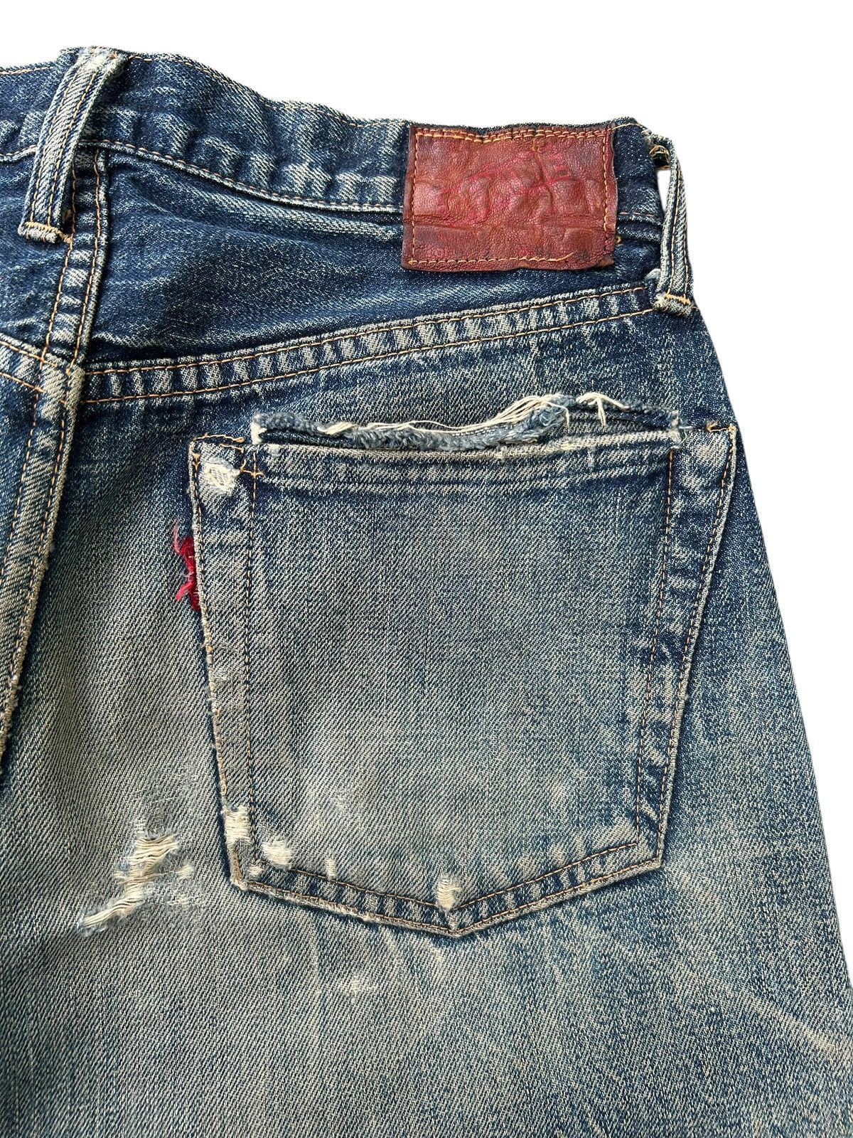 Kapital Thrashed Vintage Denime Selvedge Denim Jeans Size US 29 - 12 Thumbnail