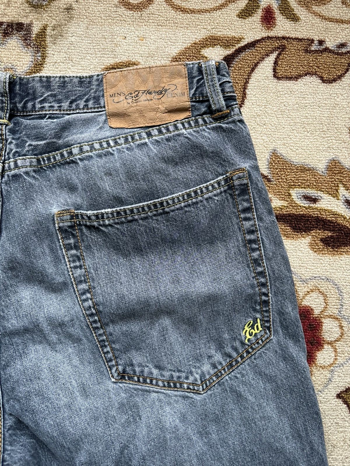 Ed Hardy × Vintage Vintage Ed Hardy Denim Size US 34 / EU 50 - 8 Thumbnail