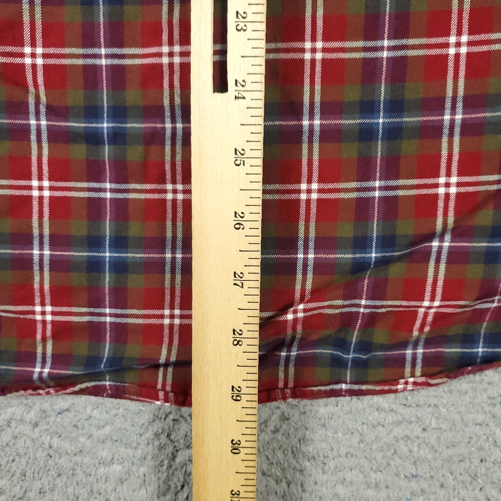 Tommy Hilfiger Tommy Hilfiger Shirt Mens Medium Red Plaid Button-Up Long Sleeve Casual Mens Size US M / EU 48-50 / 2 - 4 Thumbnail