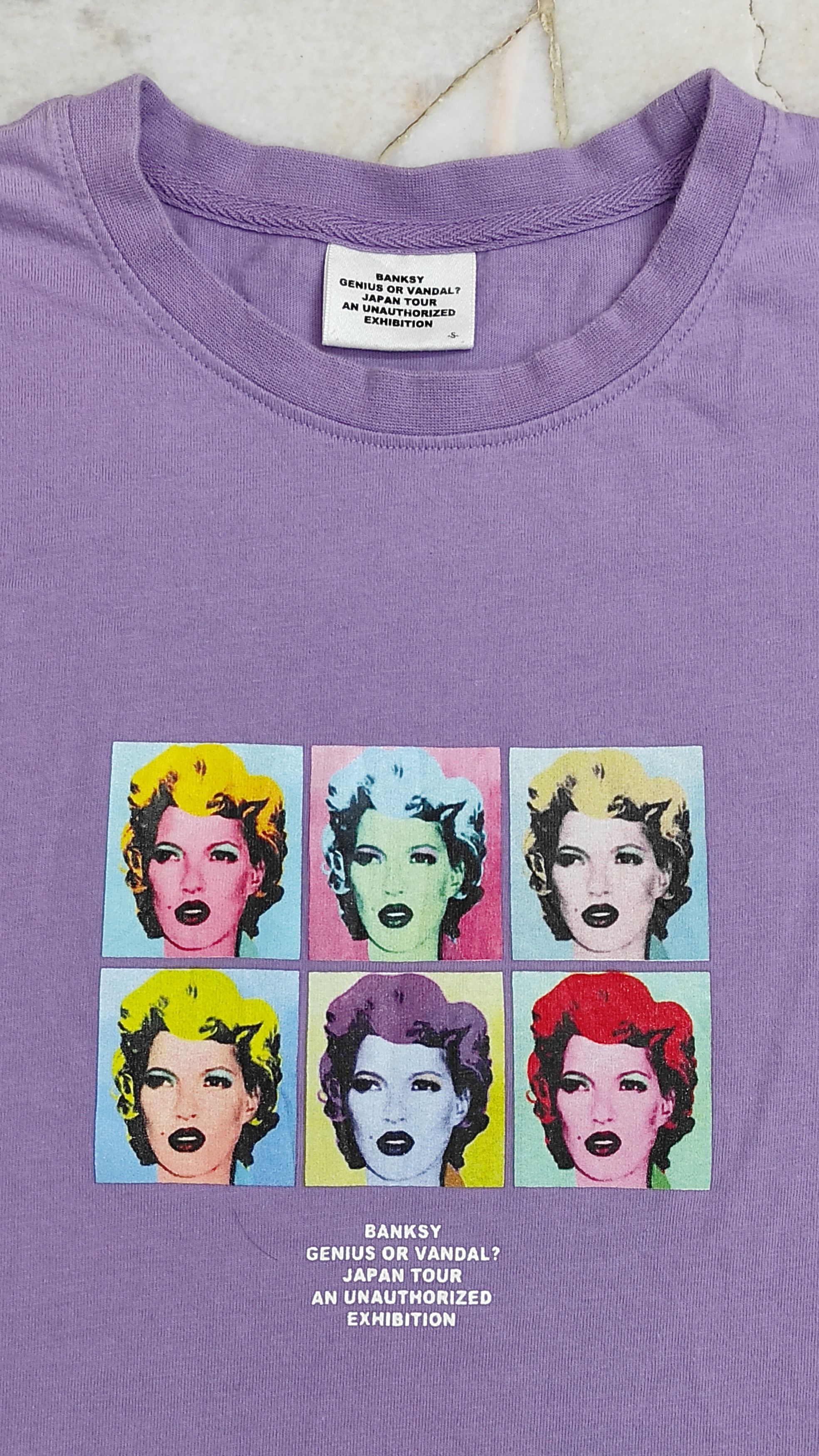 Japanese Brand Archive BANKSY GENIUS OR VANDAL JAPAN TOUR ART TEE Size US S / EU 44-46 / 1 - 7 Thumbnail