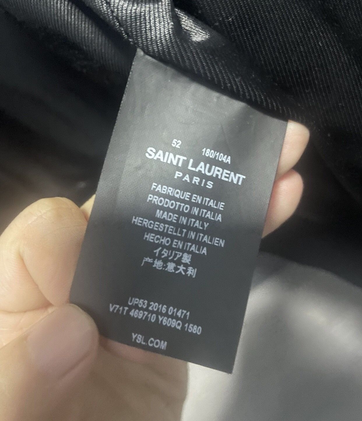 Saint Laurent Paris Saint Laurent SLP 17SS Sea Rising Moon Jacket2412-Nextarrow Size US L / EU 52-54 / 3 - 4 Thumbnail
