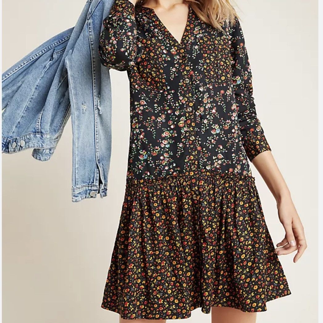 Anthropologie Anthropologie Maeve Marlie Button-Front Tunic Size M / US 6-8 / IT 42-44 - 1 Thumbnail