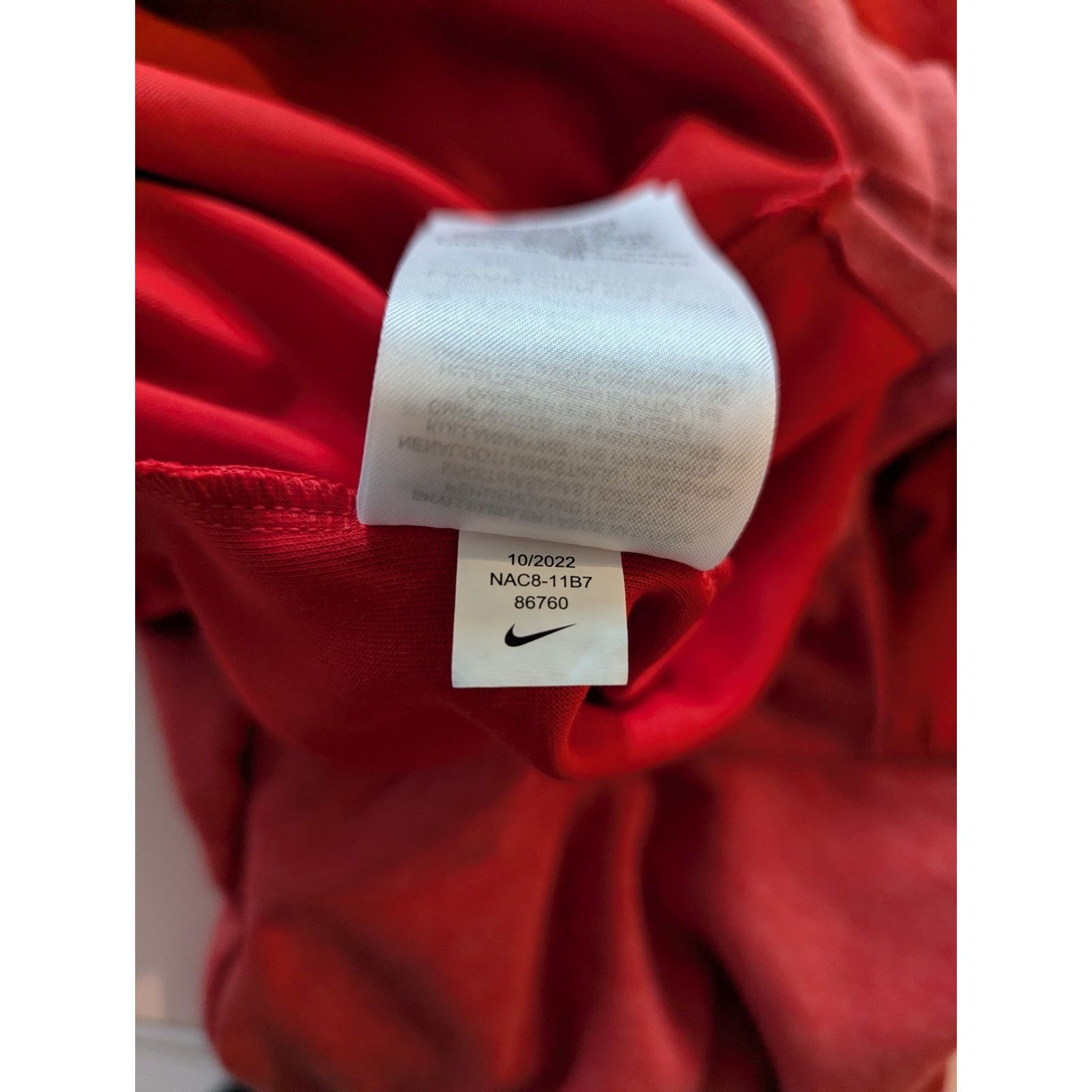 Nike Nike Men's XXL Washington Nationals Authentic Player Issued Size US XXL / EU 58 / 5 - 9 Thumbnail