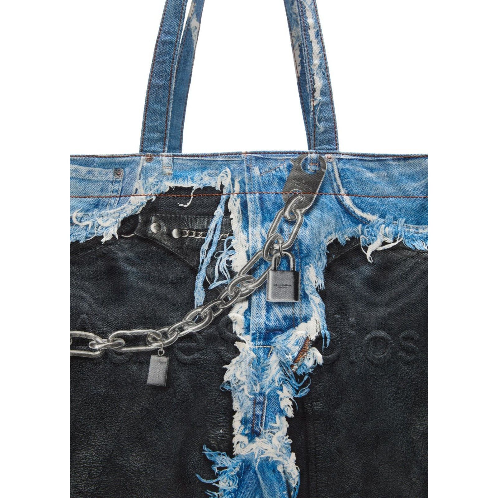 Acne Studios ACNE STUDIOS Mid Blue Tote Bag New Size ONE SIZE - 3 Thumbnail