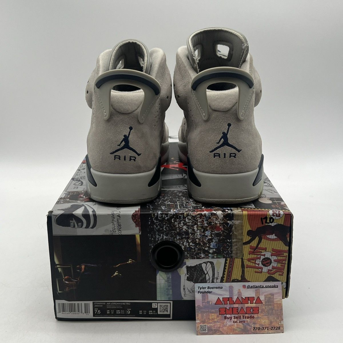Jordan Brand Air Jordan 6 Georgetown Size US 7.5 / EU 40-41 - 3 Thumbnail