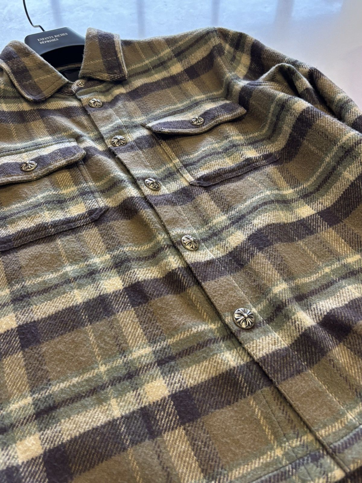 Chrome Hearts Chrome Hearts Work Dog flannel button ups jacket Size US S / EU 44-46 / 1 - 4 Thumbnail