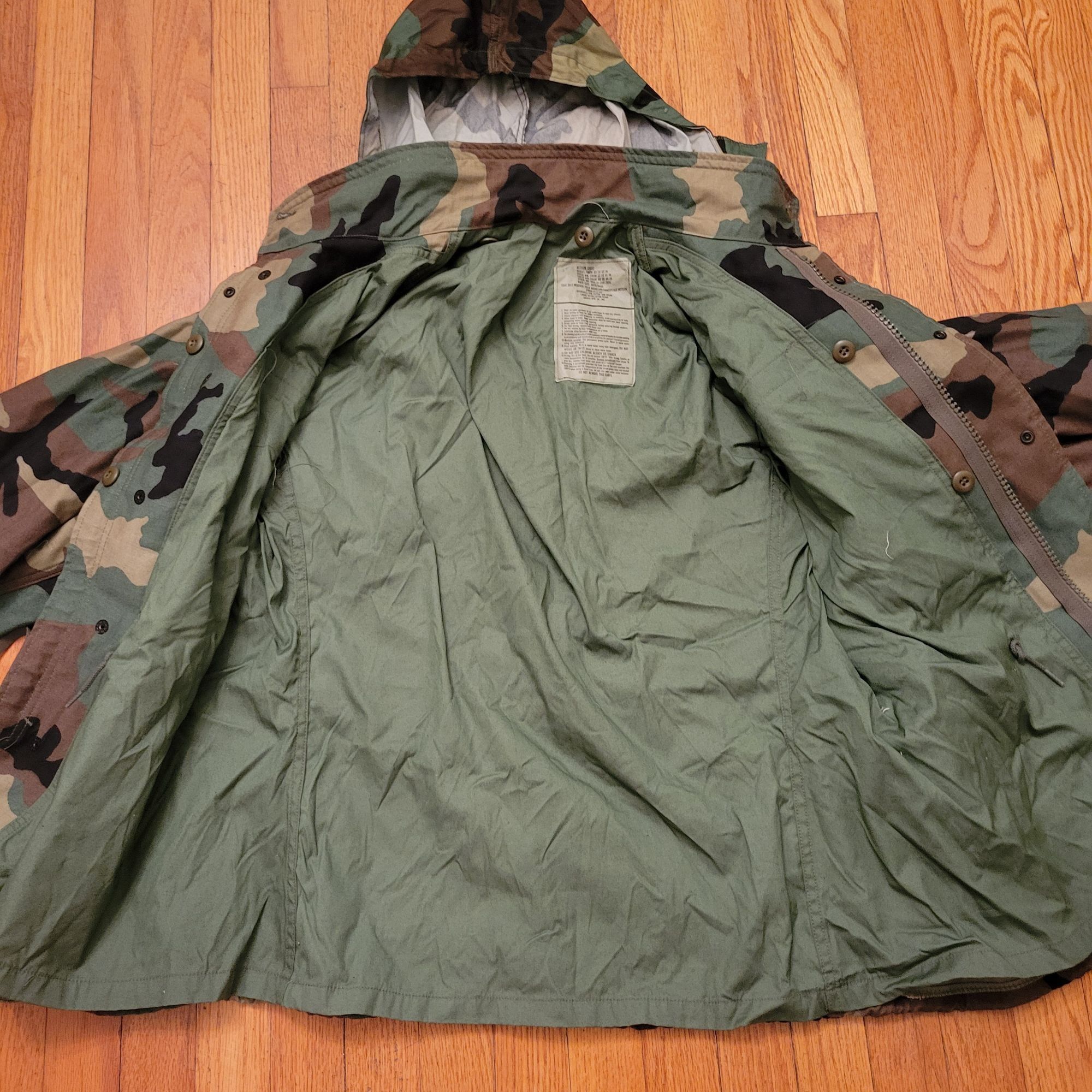 Other Vintage US Army Woodland Camouflage Field Jacket Medium Shor Size US M / EU 48-50 / 2 - 4 Thumbnail