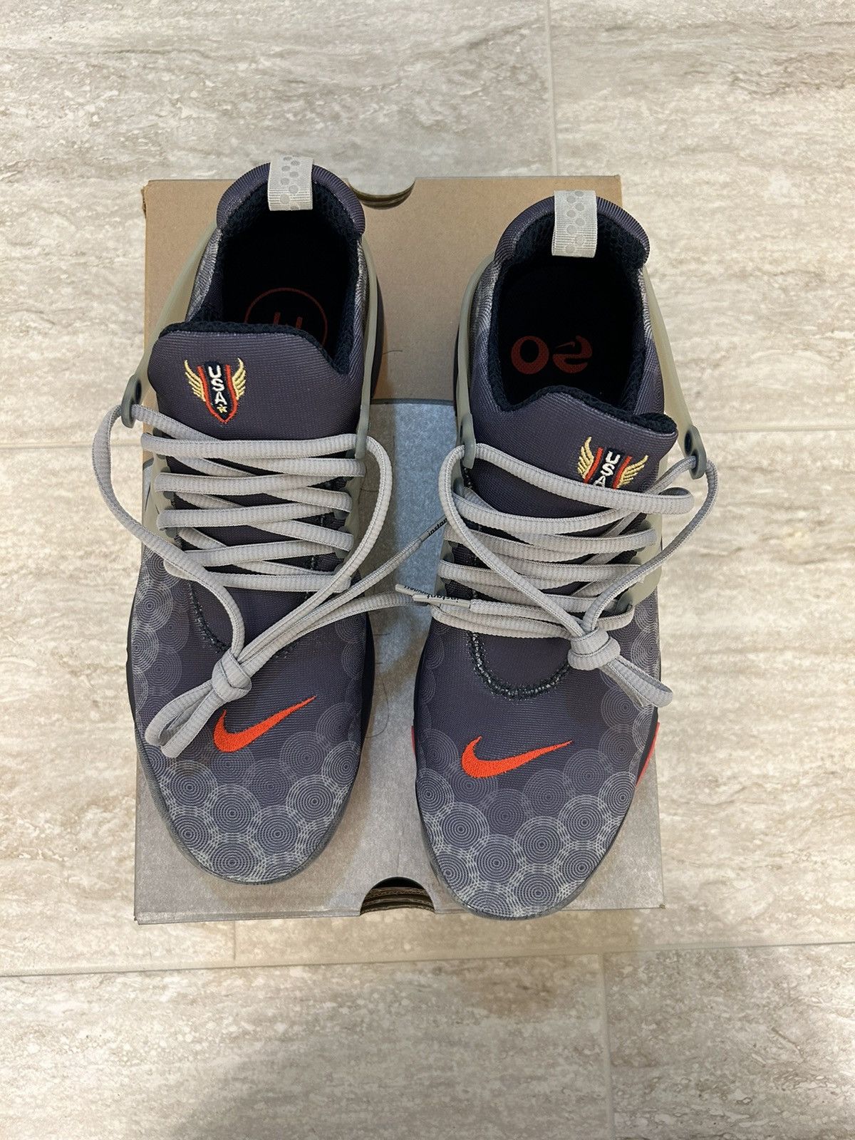 Nike Nike Air Presto Dark Obsidian/Comet Red Mens Size US 10.5 / EU 43-44 - 4 Thumbnail
