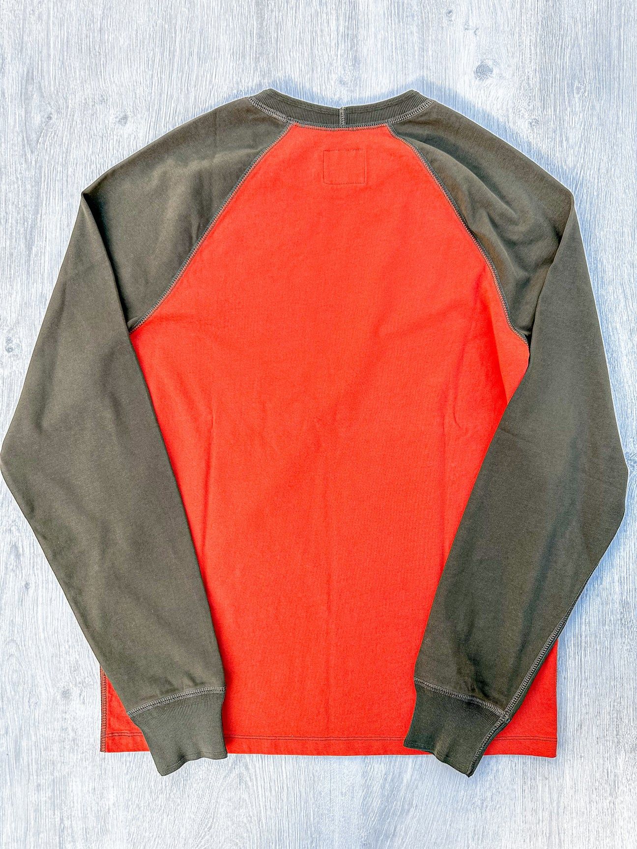 Drake's Drake's Rust & Green Long Sleeve Hiking Tee Size US S / EU 44-46 / 1 - 3 Thumbnail
